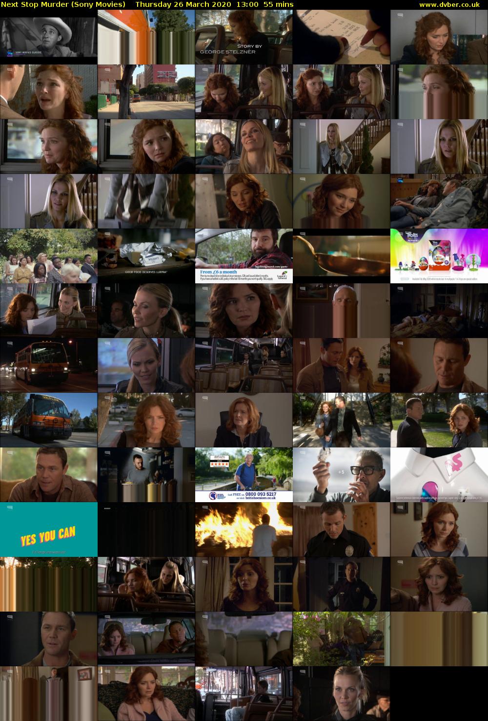 Next Stop Murder (Sony Movies) Thursday 26 March 2020 13:00 - 13:55