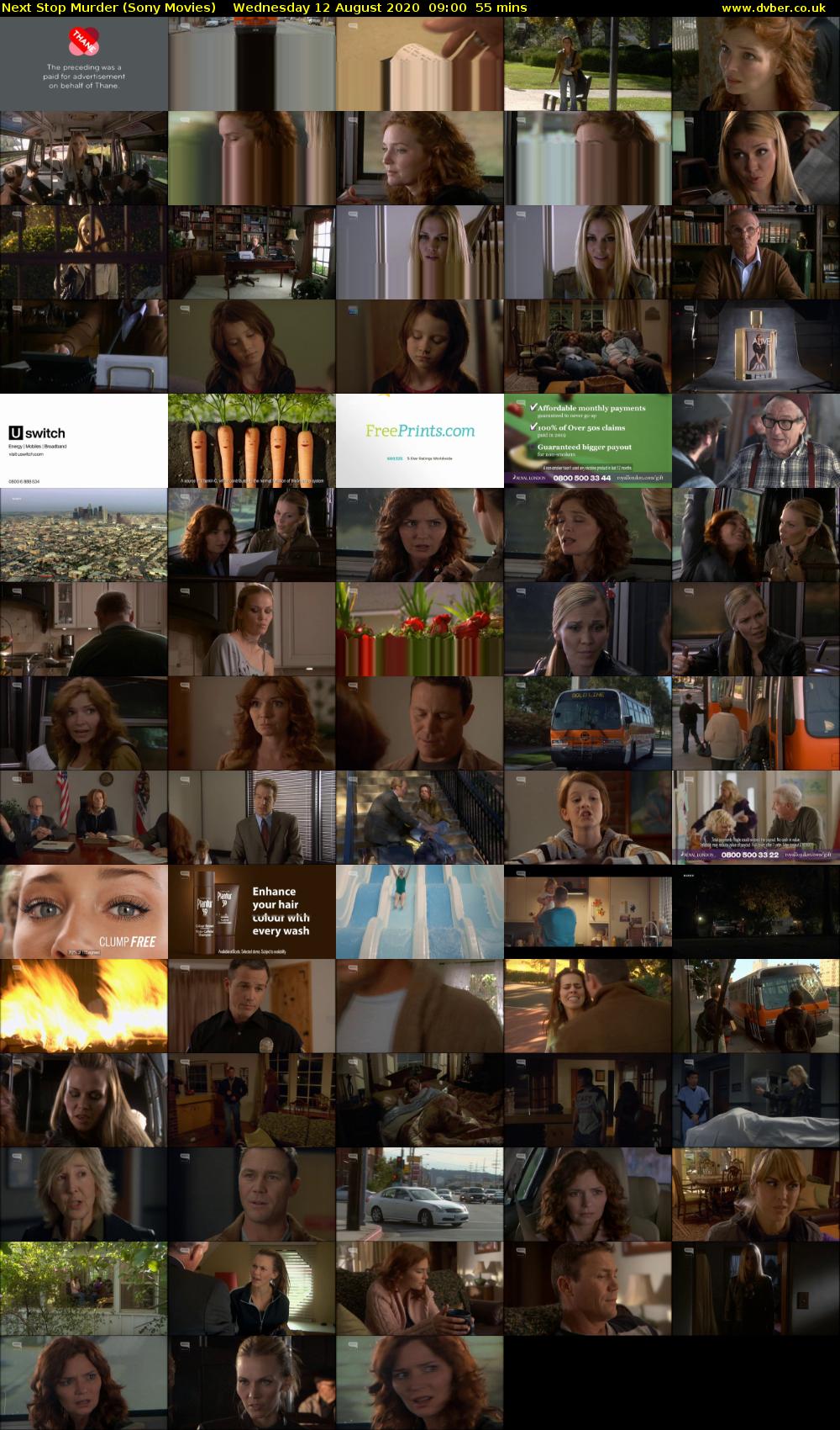 Next Stop Murder (Sony Movies) Wednesday 12 August 2020 09:00 - 09:55
