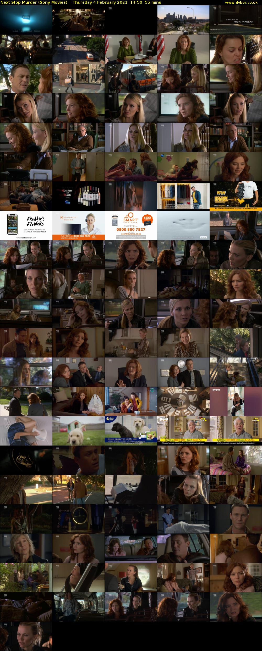 Next Stop Murder (Sony Movies) Thursday 4 February 2021 14:50 - 15:45