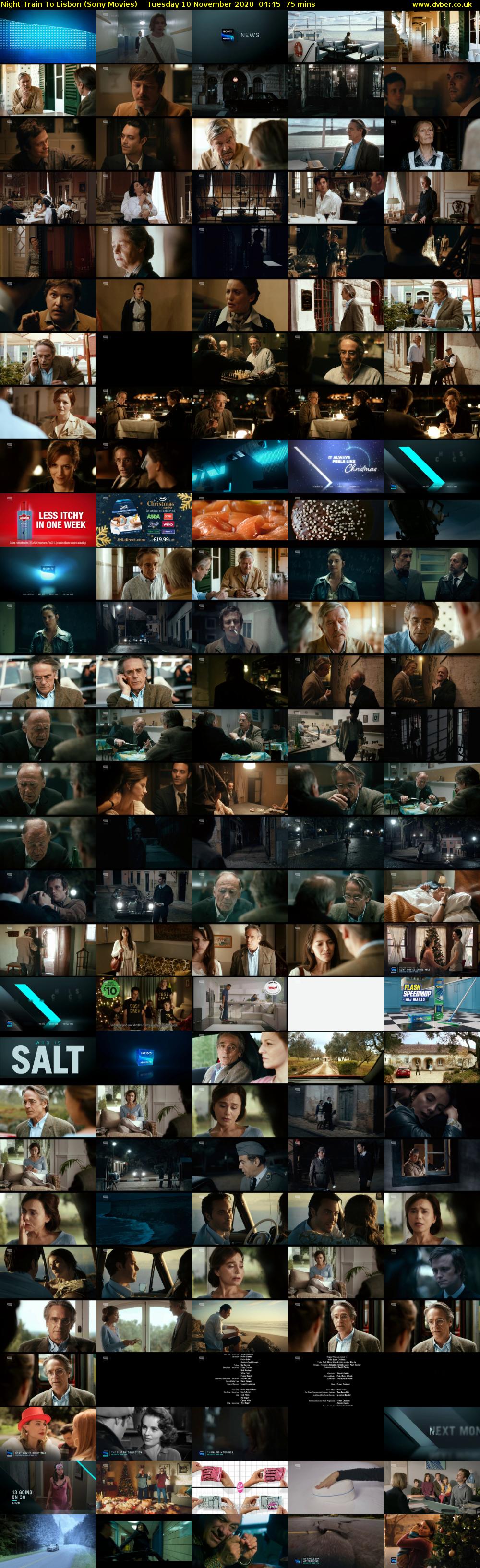 Night Train To Lisbon (Sony Movies) Tuesday 10 November 2020 04:45 - 06:00