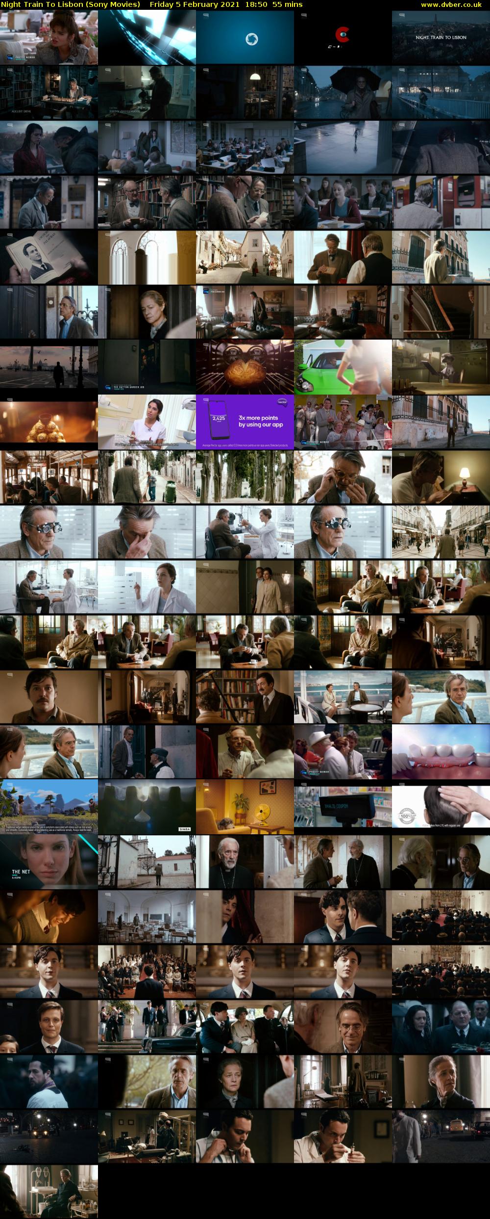 Night Train To Lisbon (Sony Movies) Friday 5 February 2021 18:50 - 19:45
