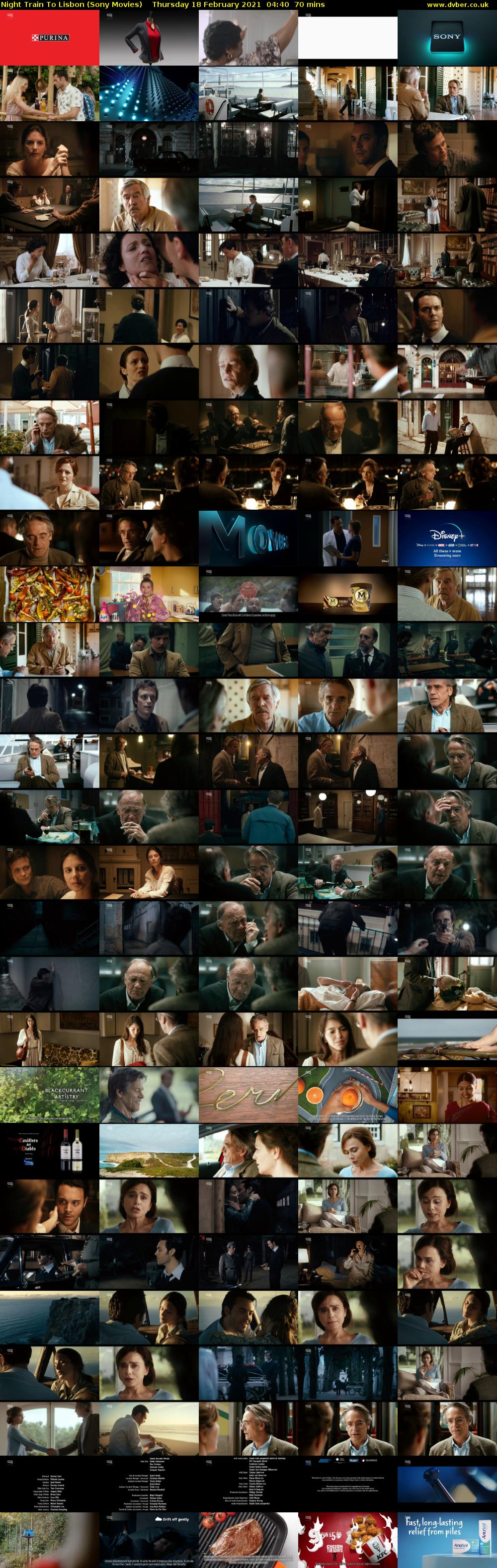 Night Train To Lisbon (Sony Movies) Thursday 18 February 2021 04:40 - 05:50