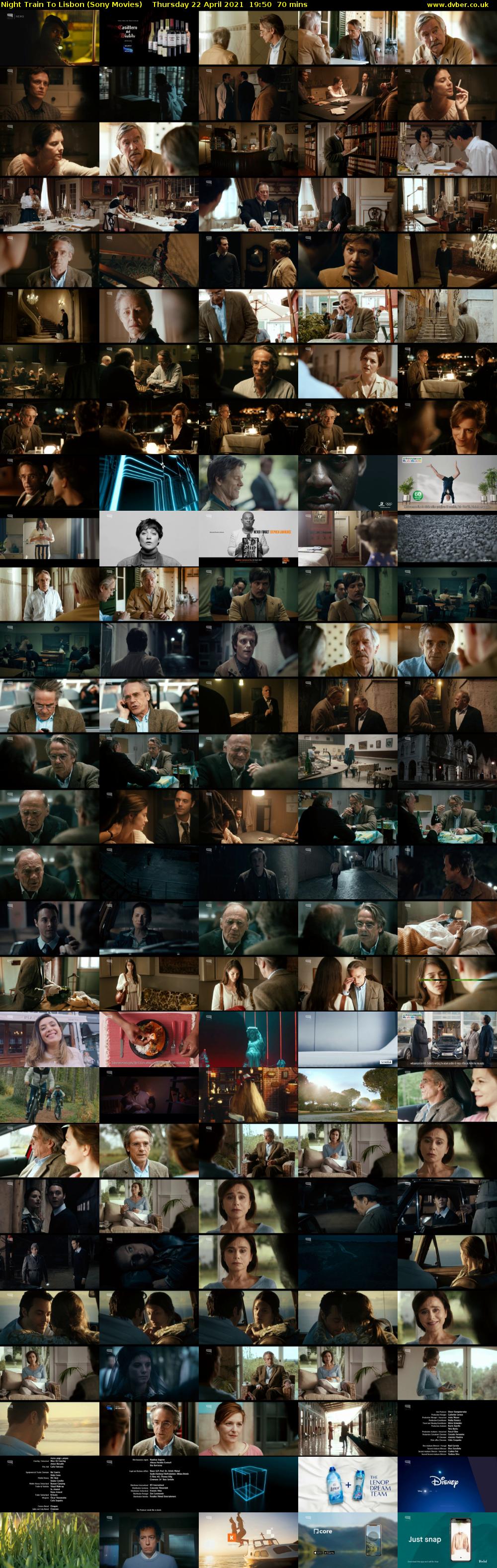 Night Train To Lisbon (Sony Movies) Thursday 22 April 2021 19:50 - 21:00