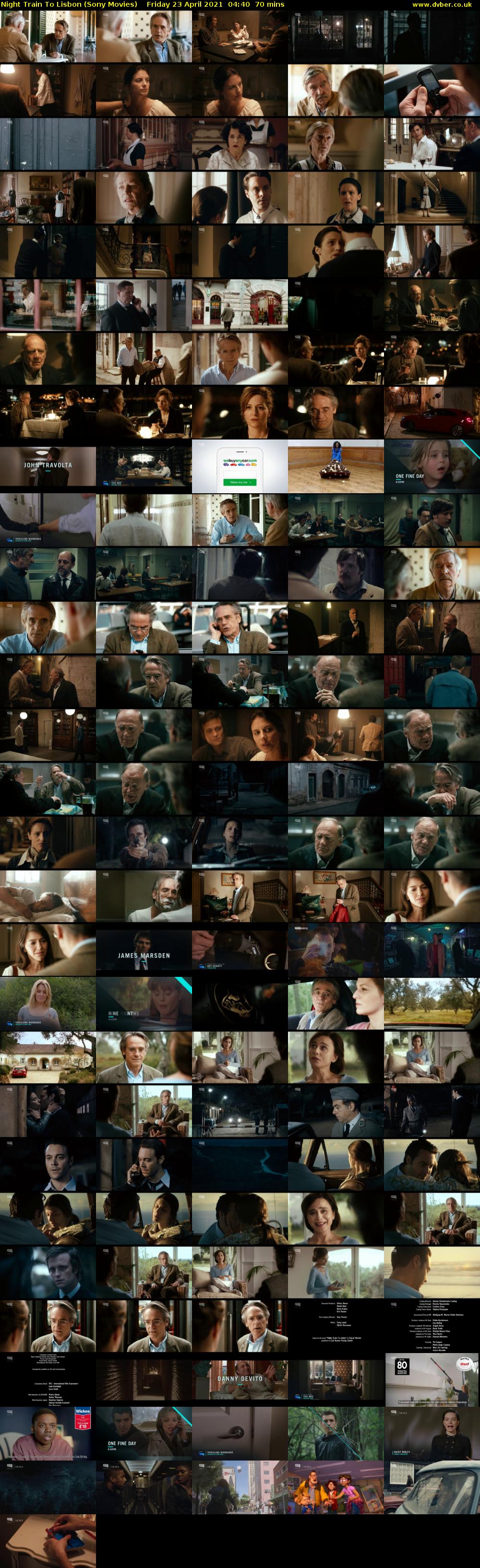 Night Train To Lisbon (Sony Movies) Friday 23 April 2021 04:40 - 05:50