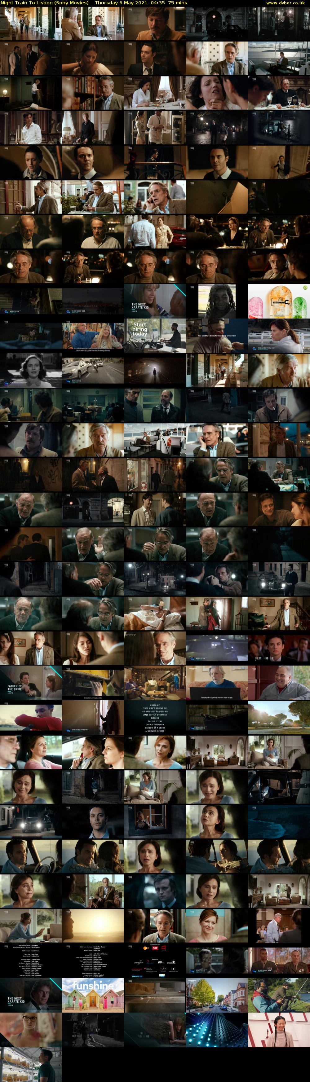 Night Train To Lisbon (Sony Movies) Thursday 6 May 2021 04:35 - 05:50