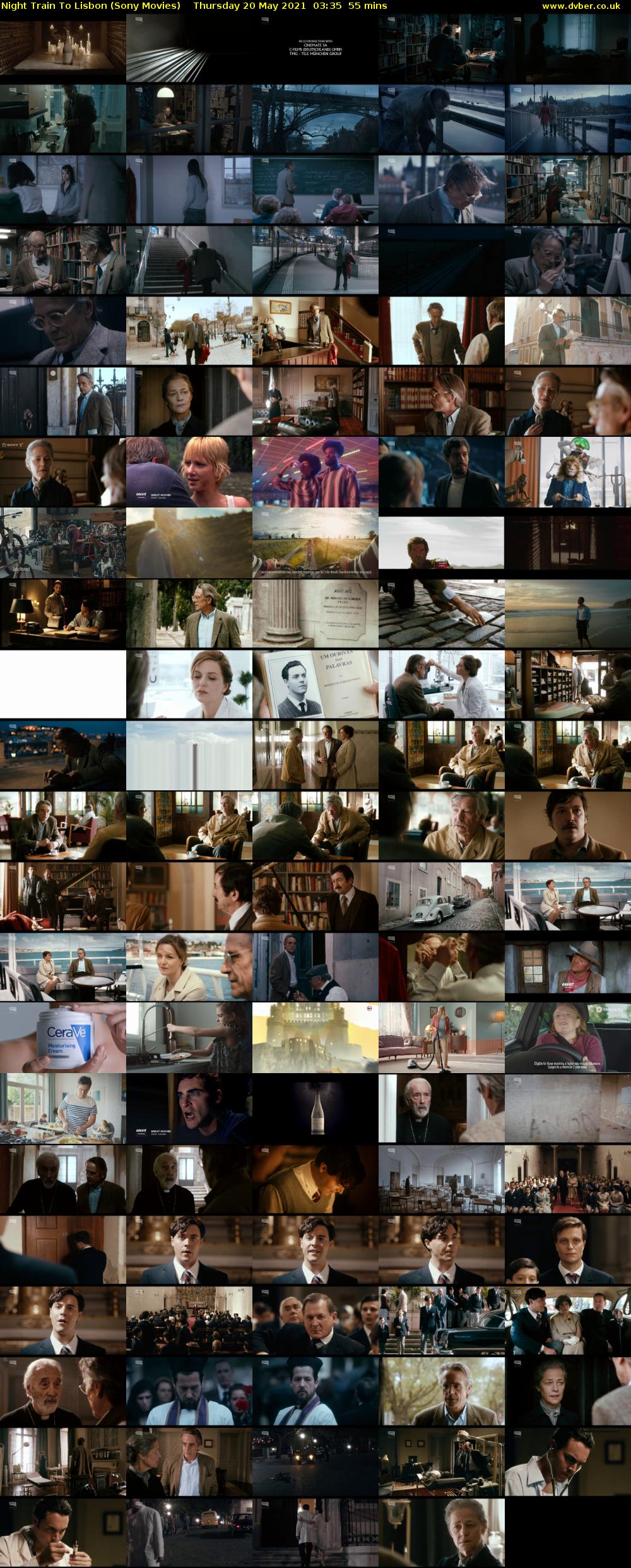 Night Train To Lisbon (Sony Movies) Thursday 20 May 2021 03:35 - 04:30