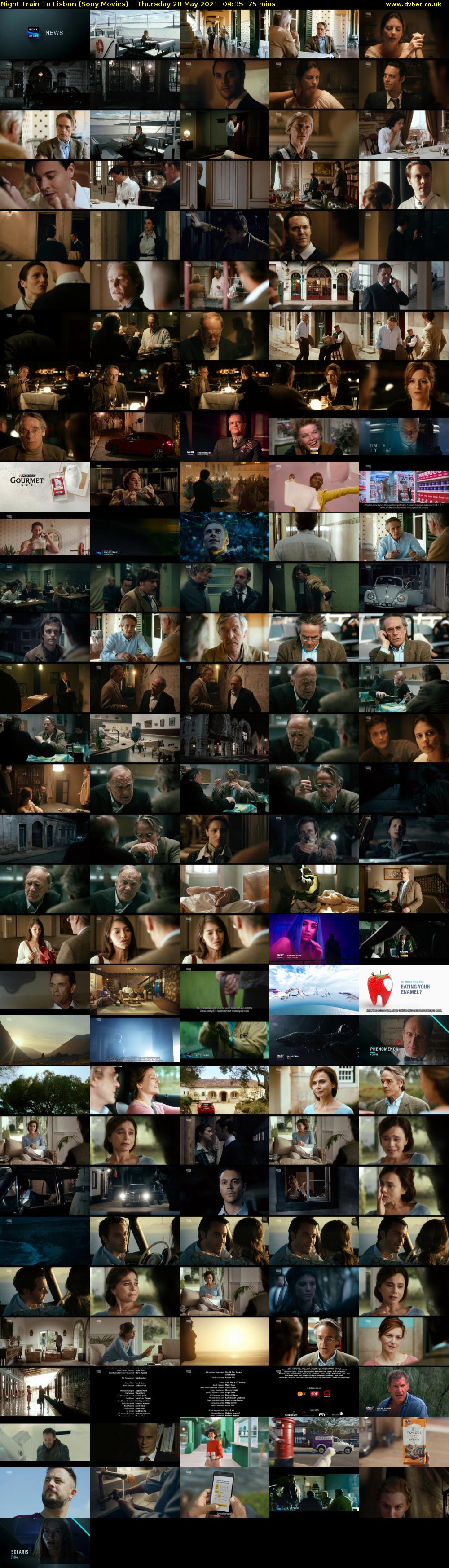 Night Train To Lisbon (Sony Movies) Thursday 20 May 2021 04:35 - 05:50