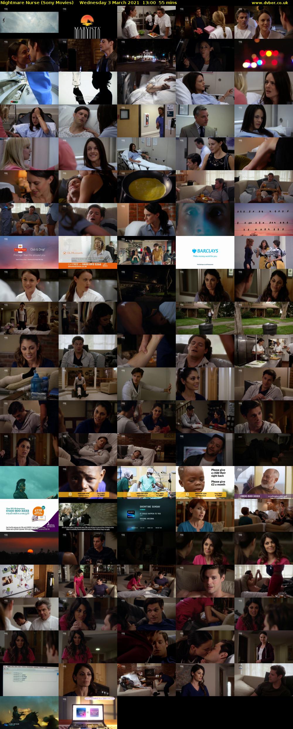 Nightmare Nurse (Sony Movies) Wednesday 3 March 2021 13:00 - 13:55