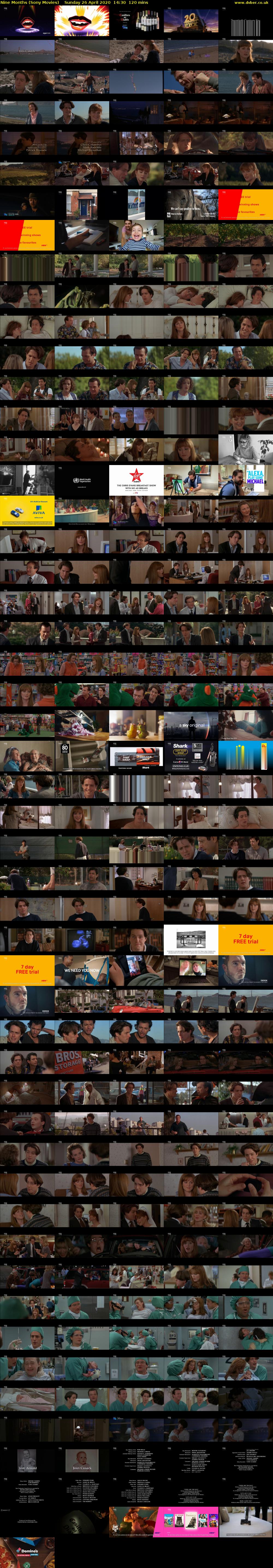 Nine Months (Sony Movies) Sunday 26 April 2020 14:30 - 16:30