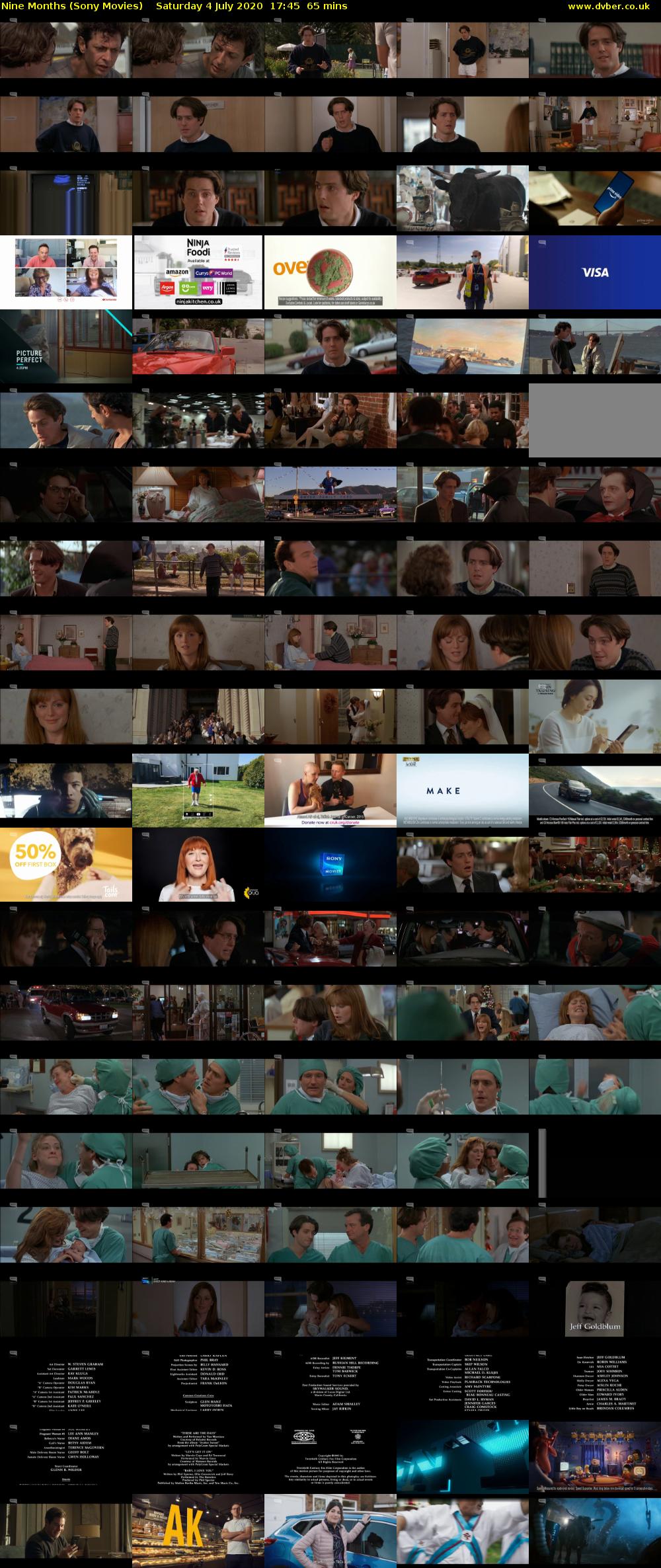 Nine Months (Sony Movies) Saturday 4 July 2020 17:45 - 18:50