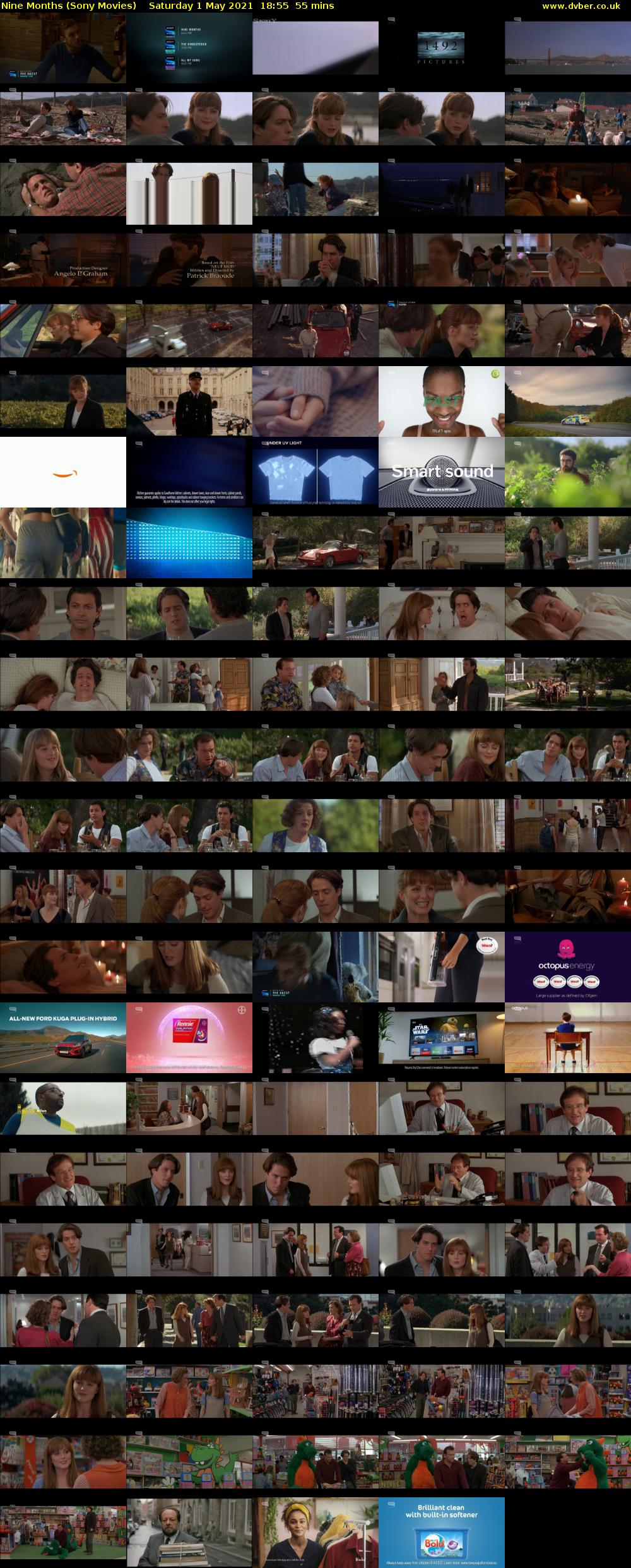 Nine Months (Sony Movies) Saturday 1 May 2021 18:55 - 19:50