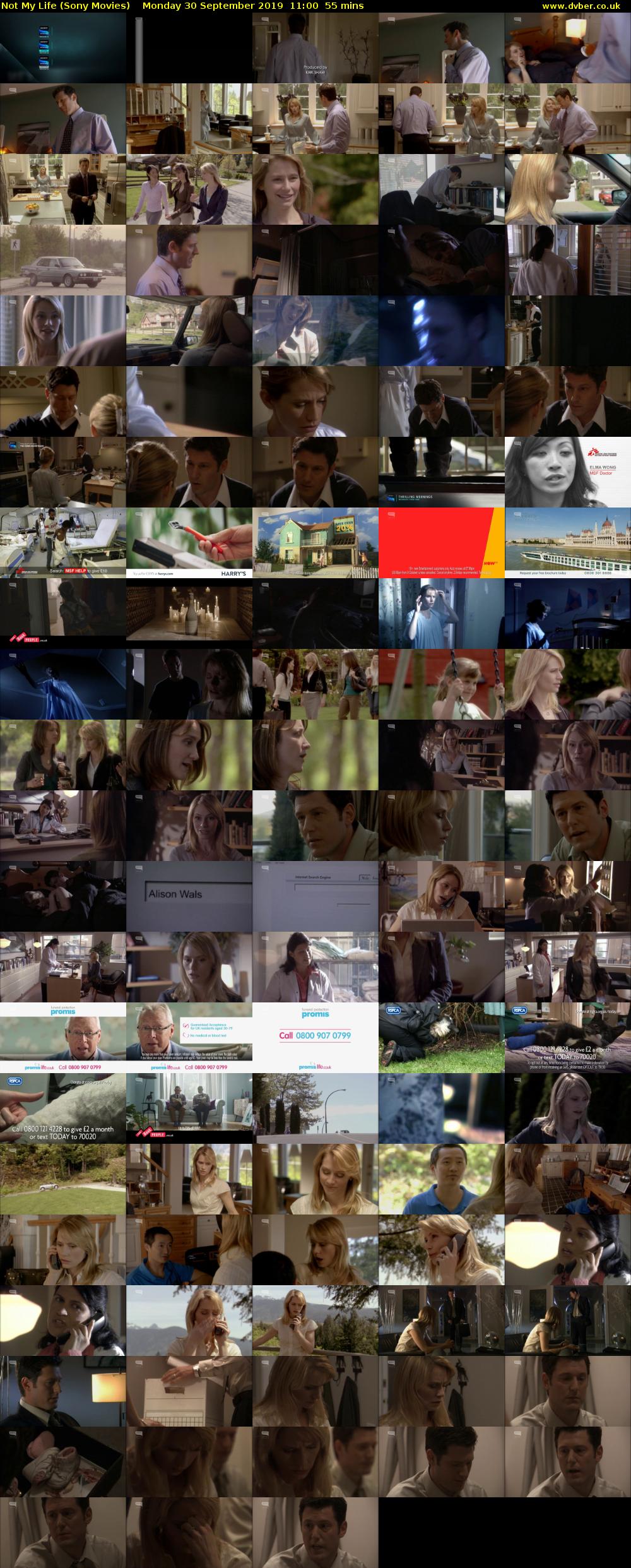 Not My Life (Sony Movies) Monday 30 September 2019 11:00 - 11:55