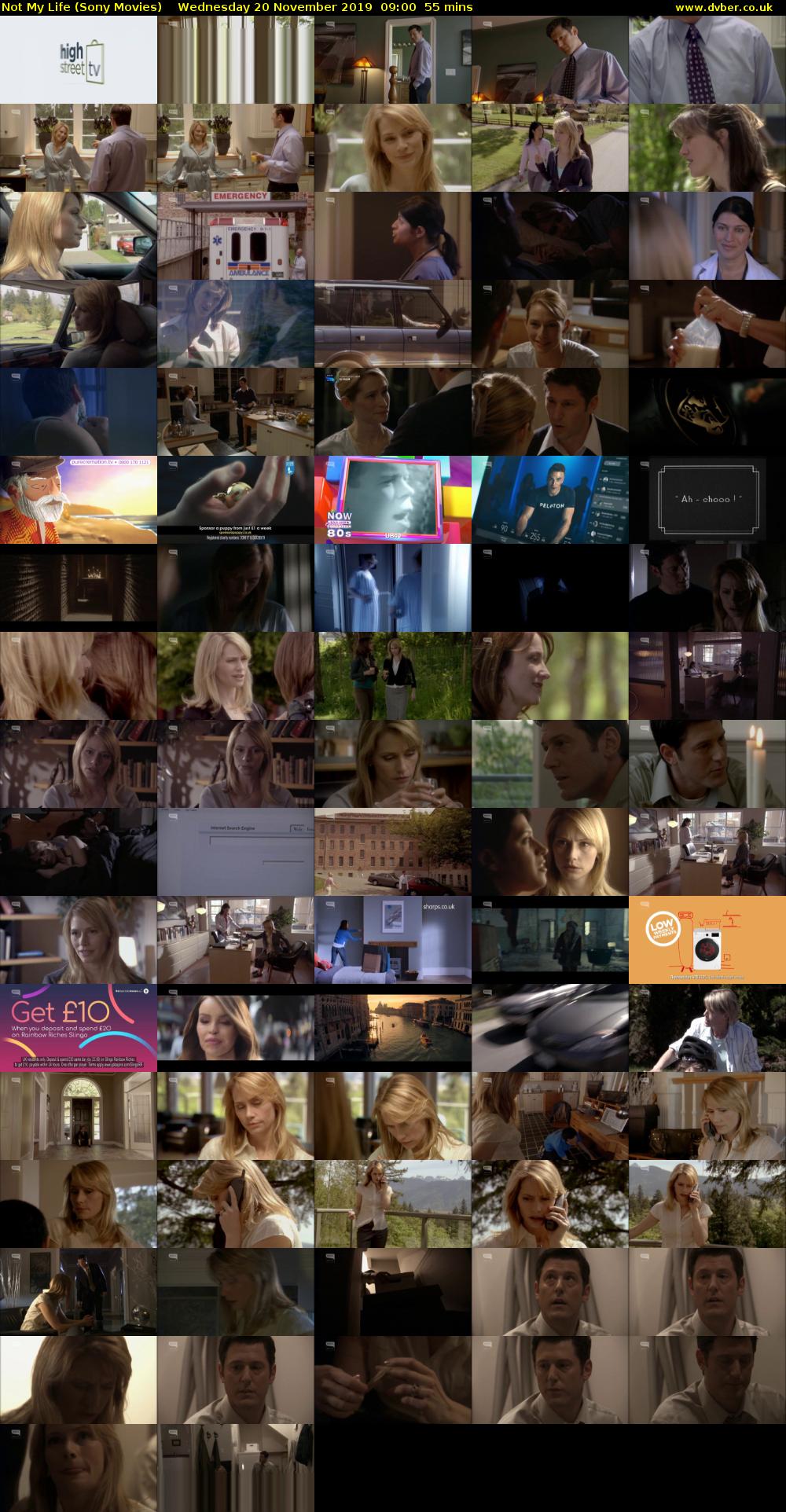 Not My Life (Sony Movies) Wednesday 20 November 2019 09:00 - 09:55