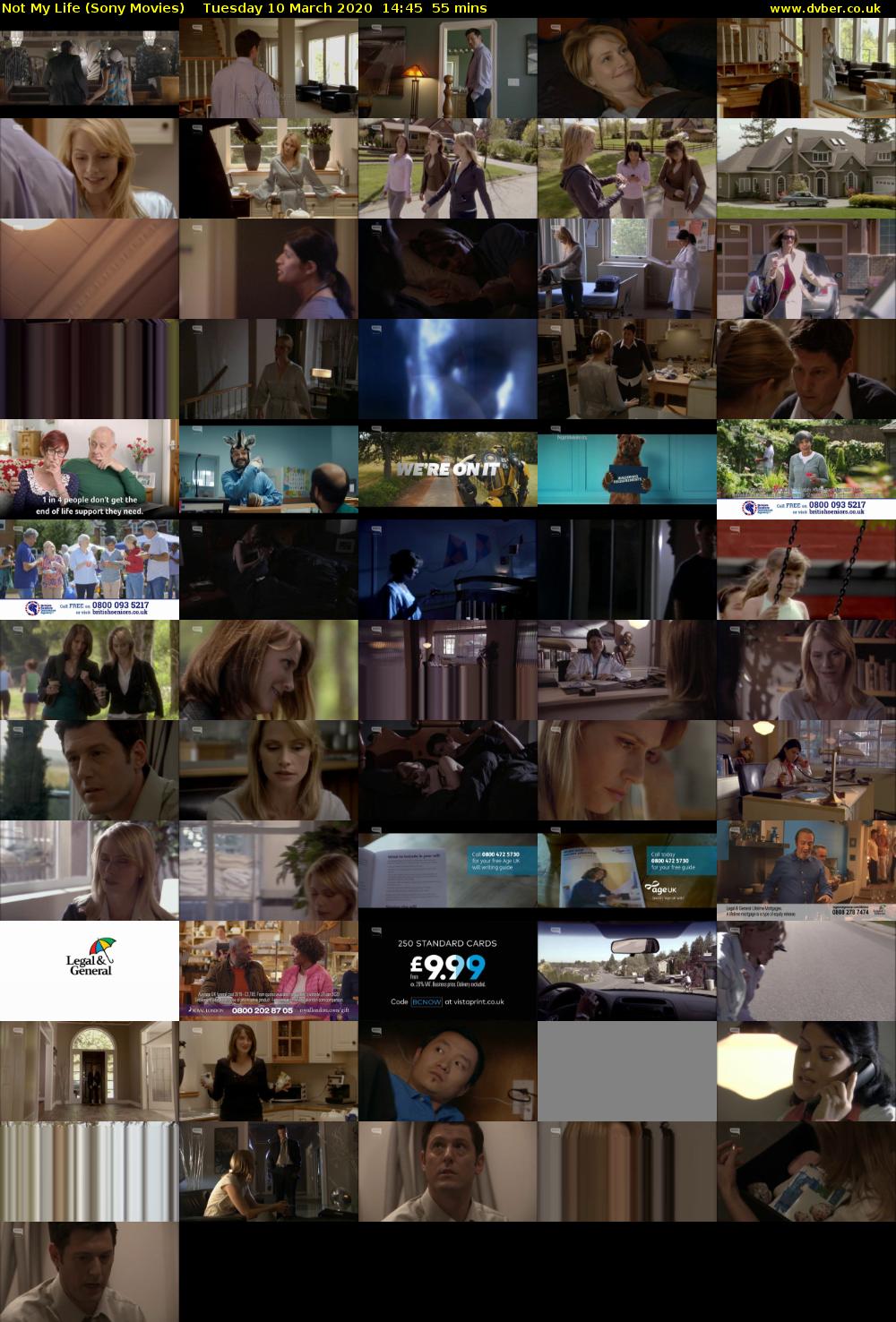 Not My Life (Sony Movies) Tuesday 10 March 2020 14:45 - 15:40