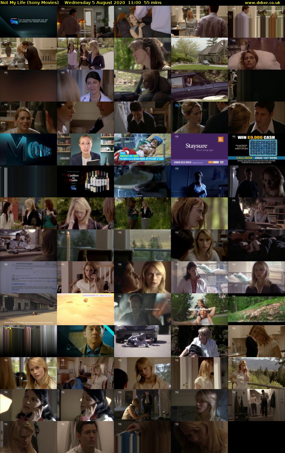 Not My Life (Sony Movies) Wednesday 5 August 2020 11:00 - 11:55