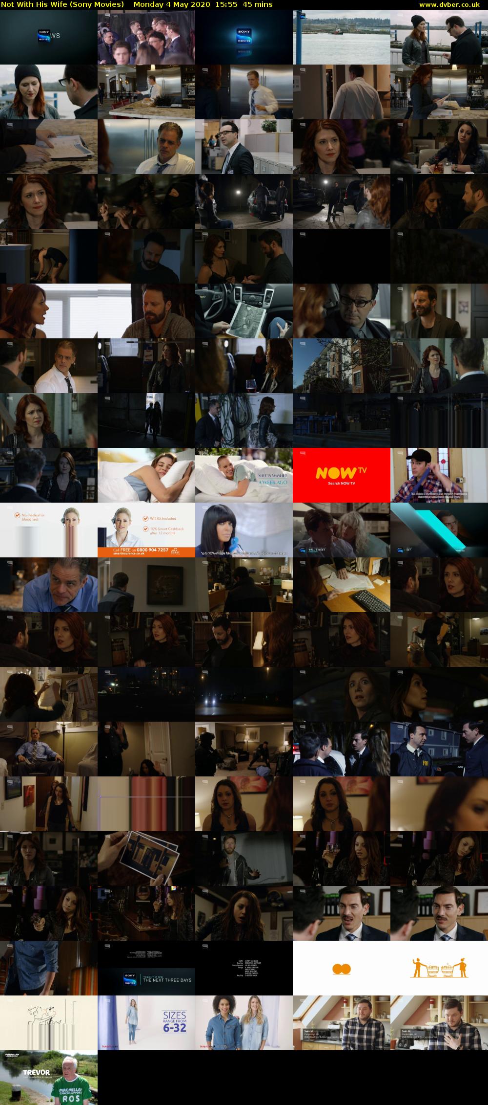 Not With His Wife (Sony Movies) Monday 4 May 2020 15:55 - 16:40