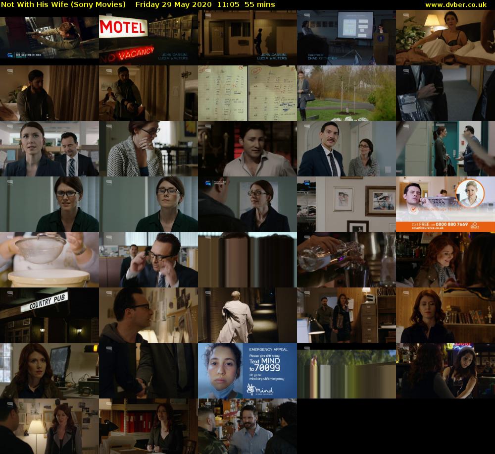 Not With His Wife (Sony Movies) Friday 29 May 2020 11:05 - 12:00