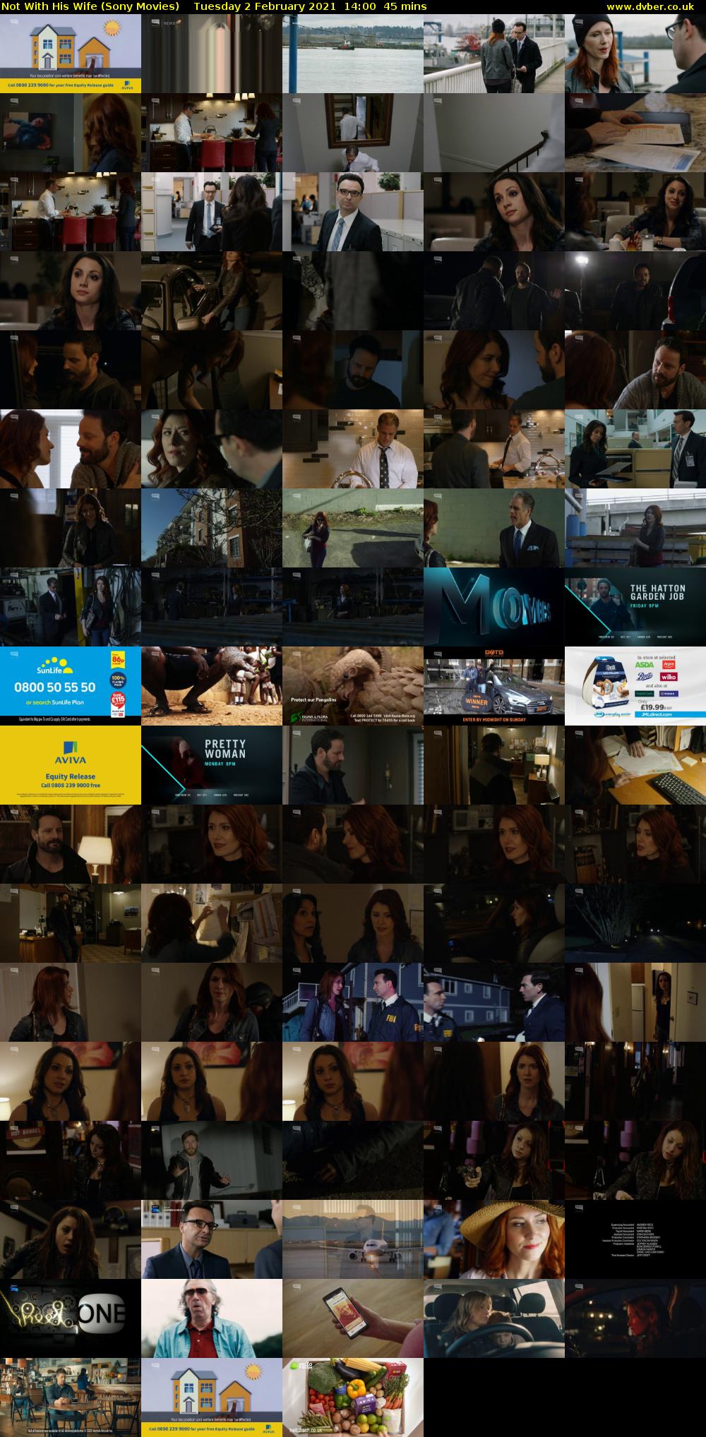 Not With His Wife (Sony Movies) Tuesday 2 February 2021 14:00 - 14:45