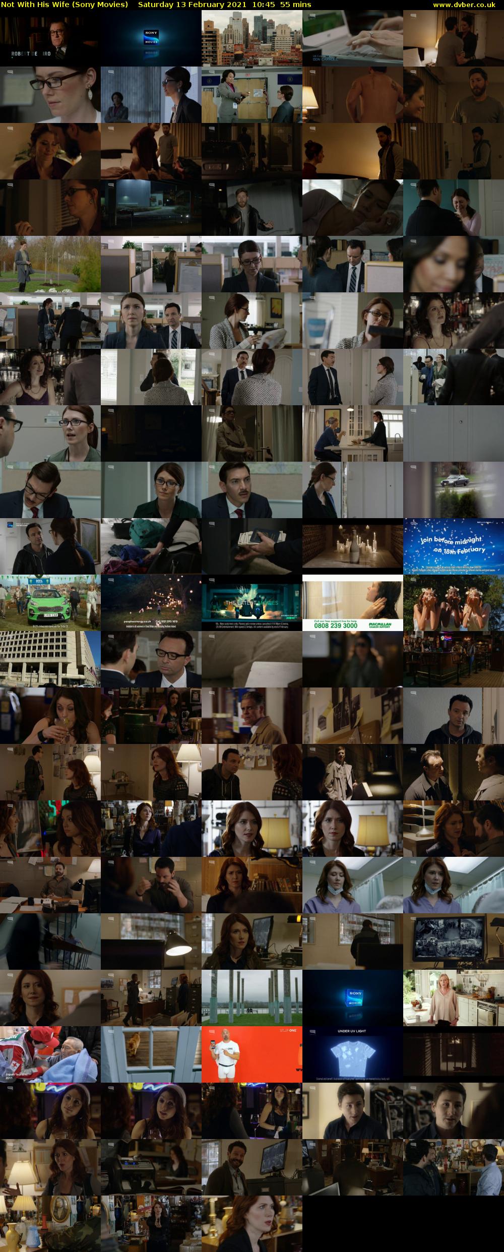 Not With His Wife (Sony Movies) Saturday 13 February 2021 10:45 - 11:40