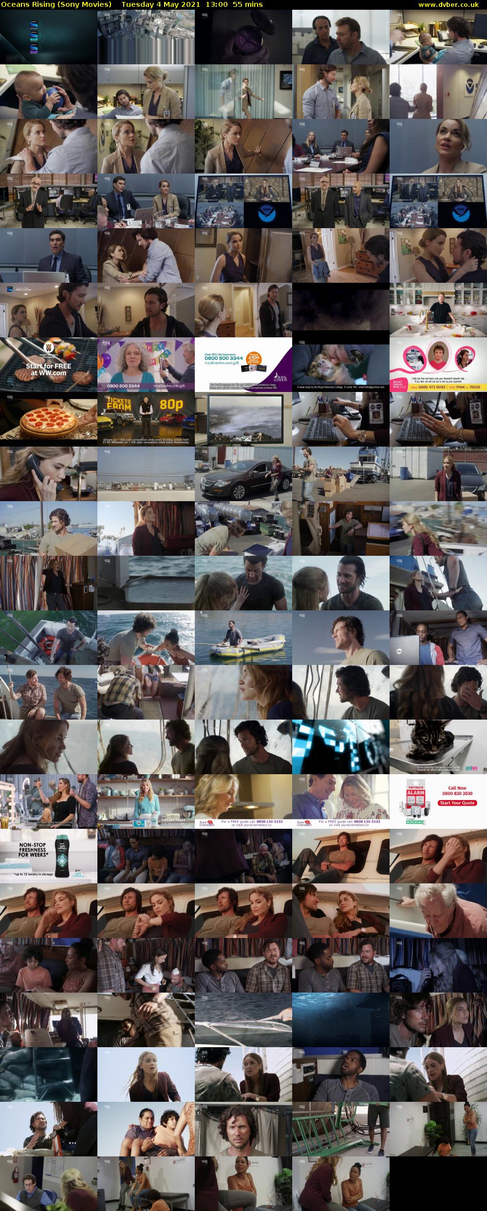 Oceans Rising (Sony Movies) Tuesday 4 May 2021 13:00 - 13:55