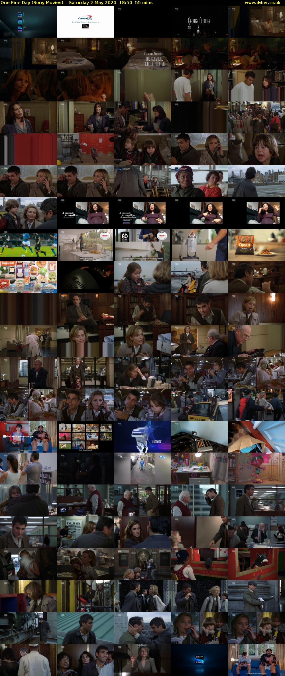 One Fine Day (Sony Movies) Saturday 2 May 2020 18:50 - 19:45