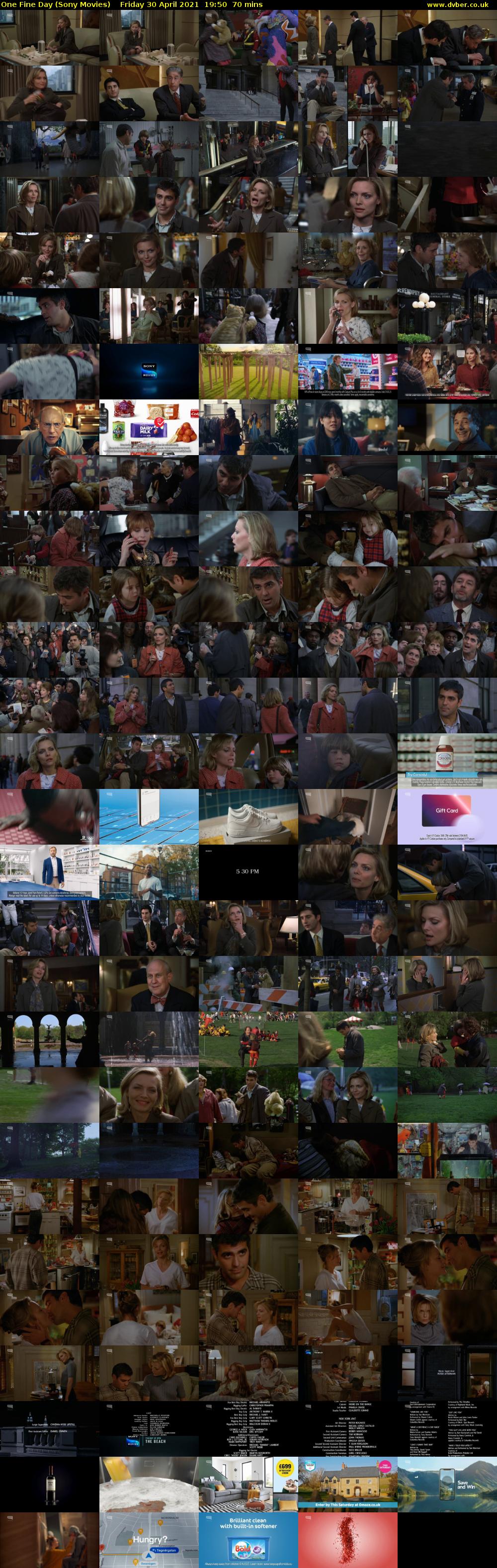 One Fine Day (Sony Movies) Friday 30 April 2021 19:50 - 21:00