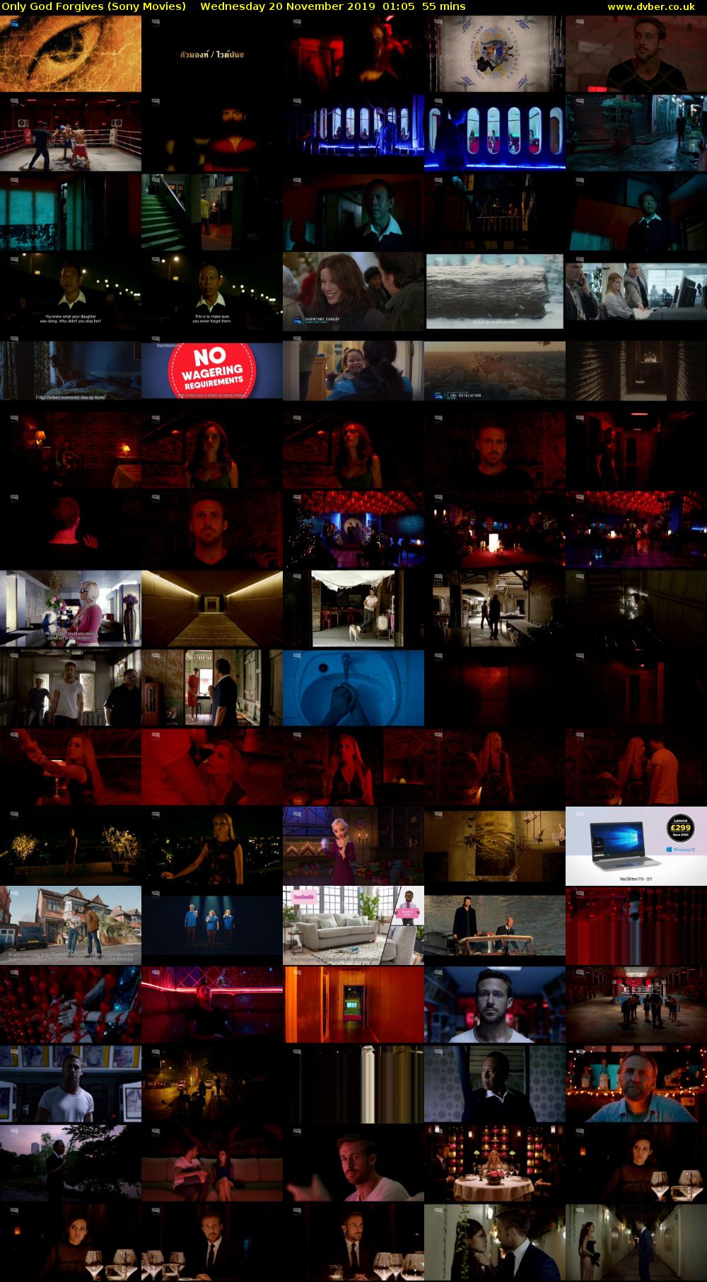 Only God Forgives (Sony Movies) Wednesday 20 November 2019 01:05 - 02:00
