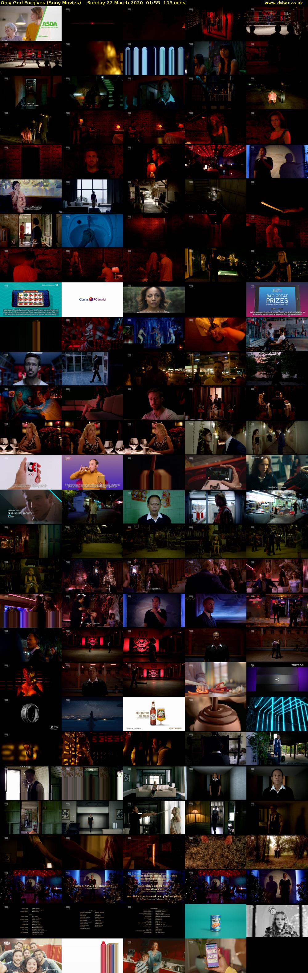 Only God Forgives (Sony Movies) Sunday 22 March 2020 01:55 - 03:40