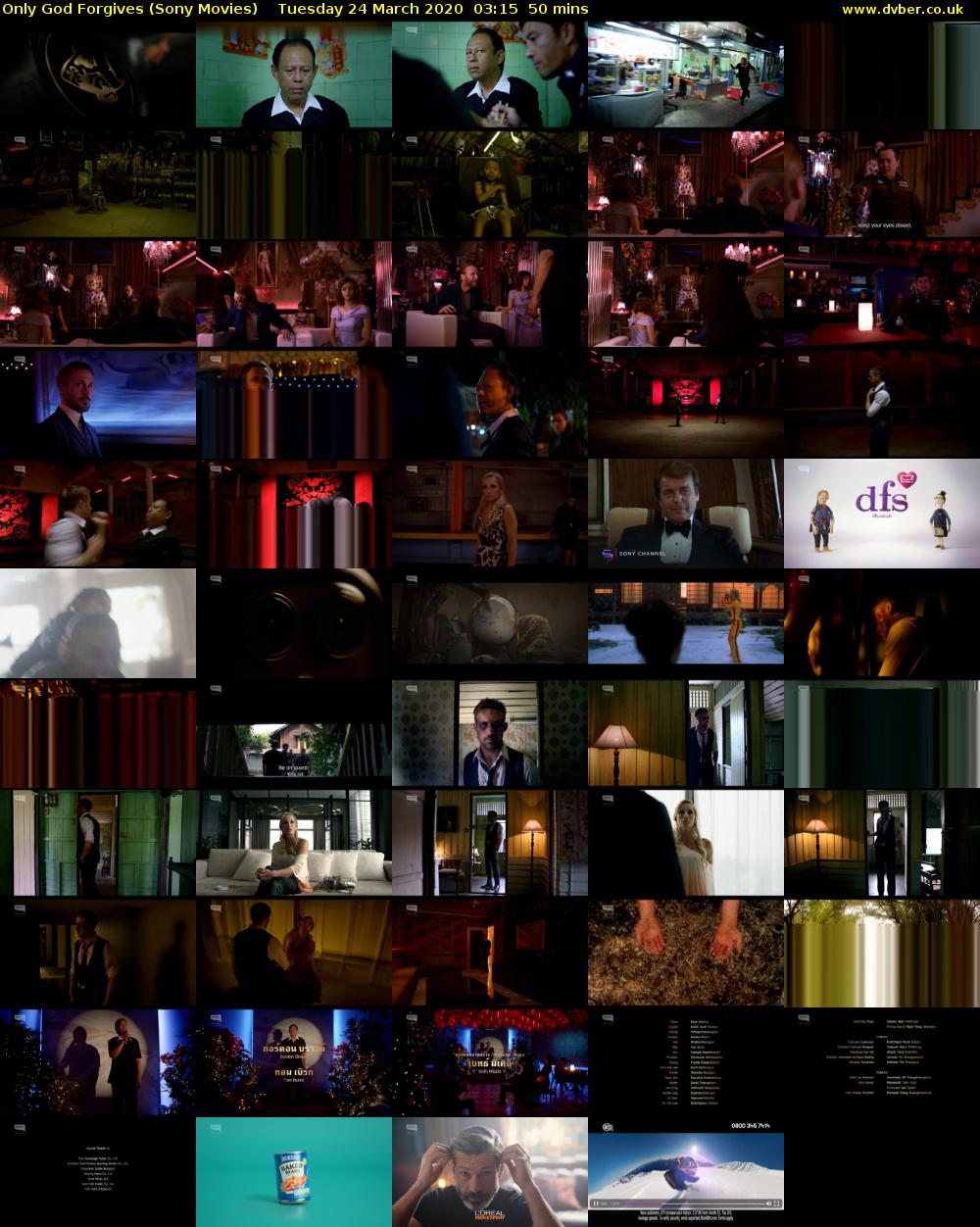 Only God Forgives (Sony Movies) Tuesday 24 March 2020 03:15 - 04:05