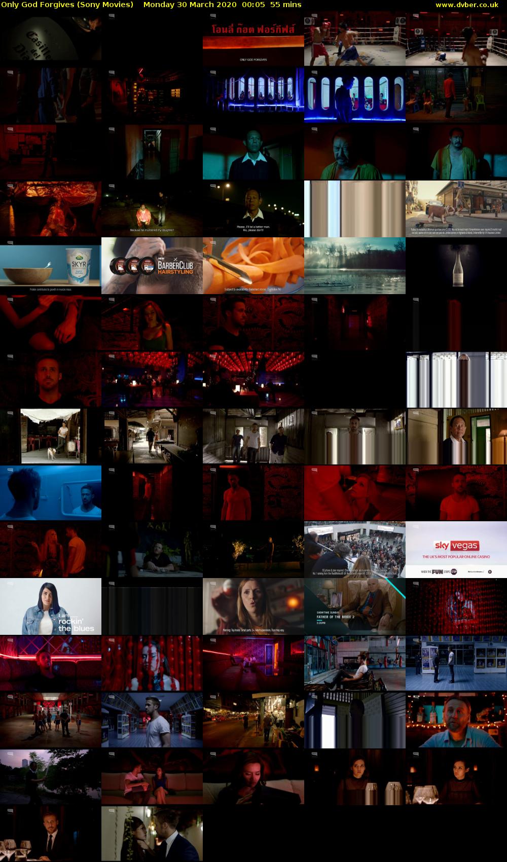 Only God Forgives (Sony Movies) Monday 30 March 2020 00:05 - 01:00