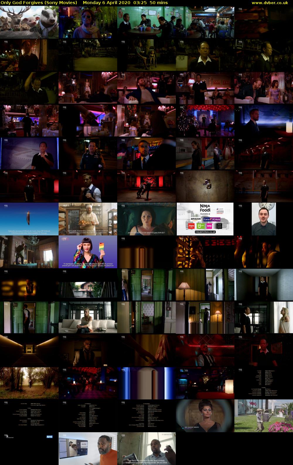 Only God Forgives (Sony Movies) Monday 6 April 2020 03:25 - 04:15