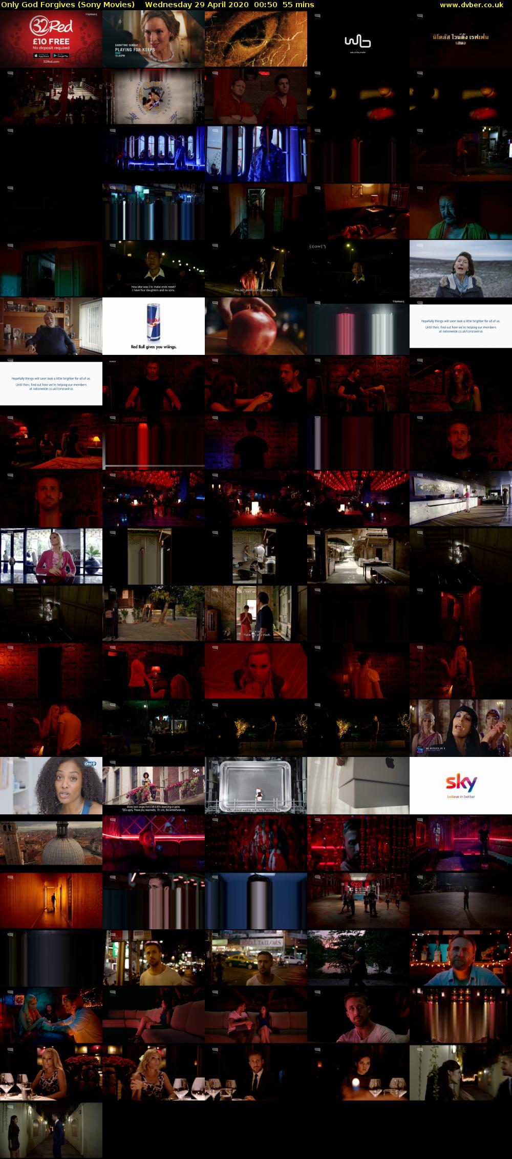 Only God Forgives (Sony Movies) Wednesday 29 April 2020 00:50 - 01:45