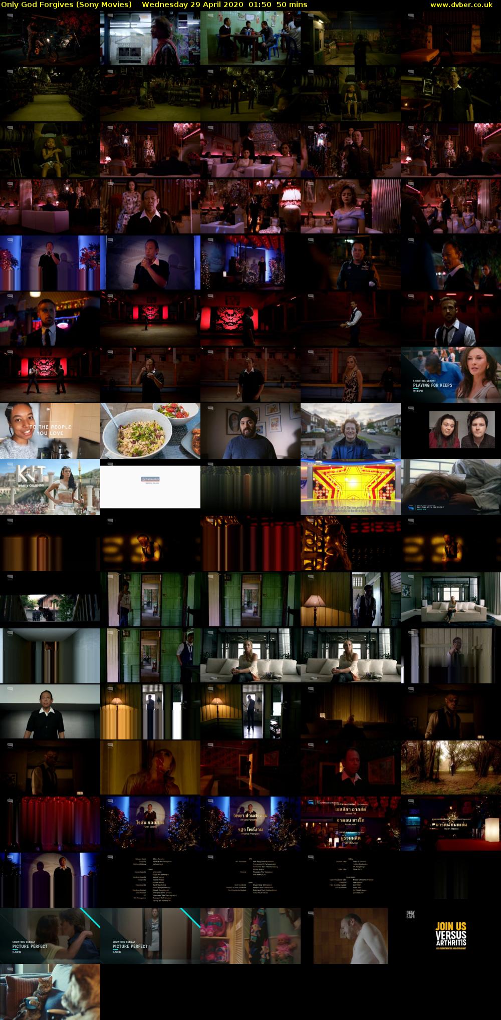Only God Forgives (Sony Movies) Wednesday 29 April 2020 01:50 - 02:40