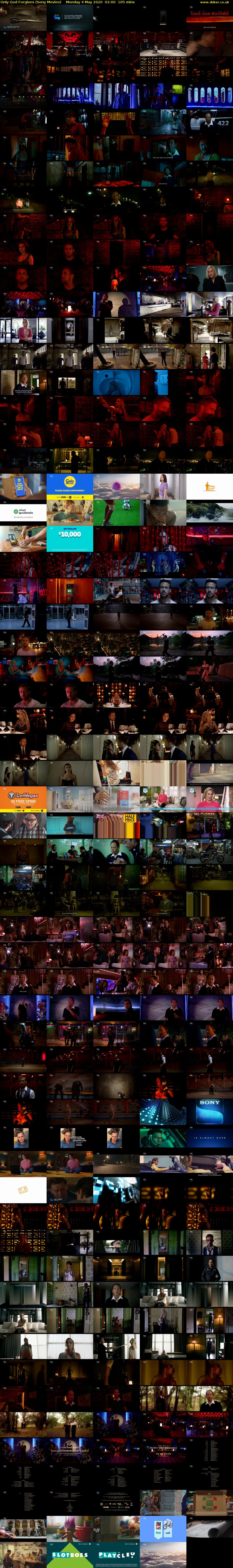 Only God Forgives (Sony Movies) Monday 4 May 2020 01:00 - 02:45