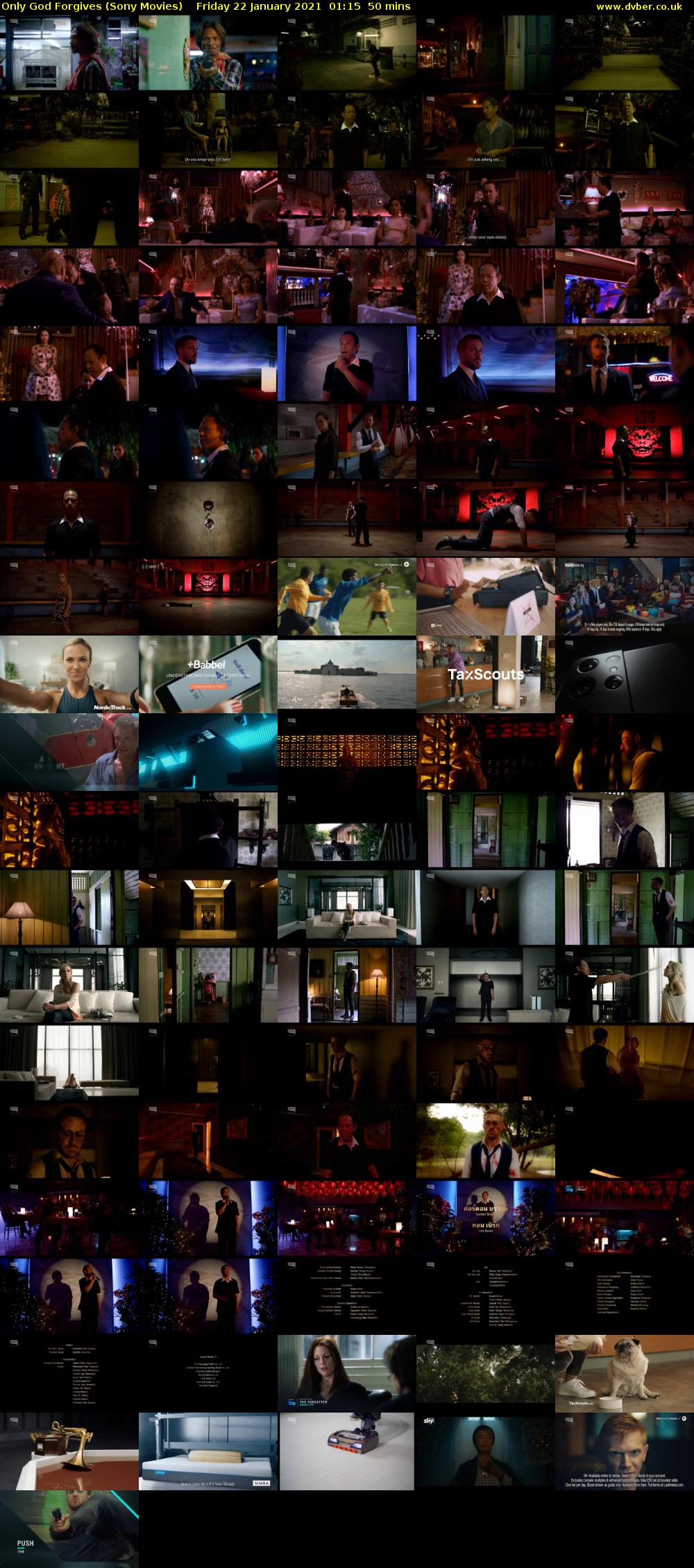 Only God Forgives (Sony Movies) Friday 22 January 2021 01:15 - 02:05