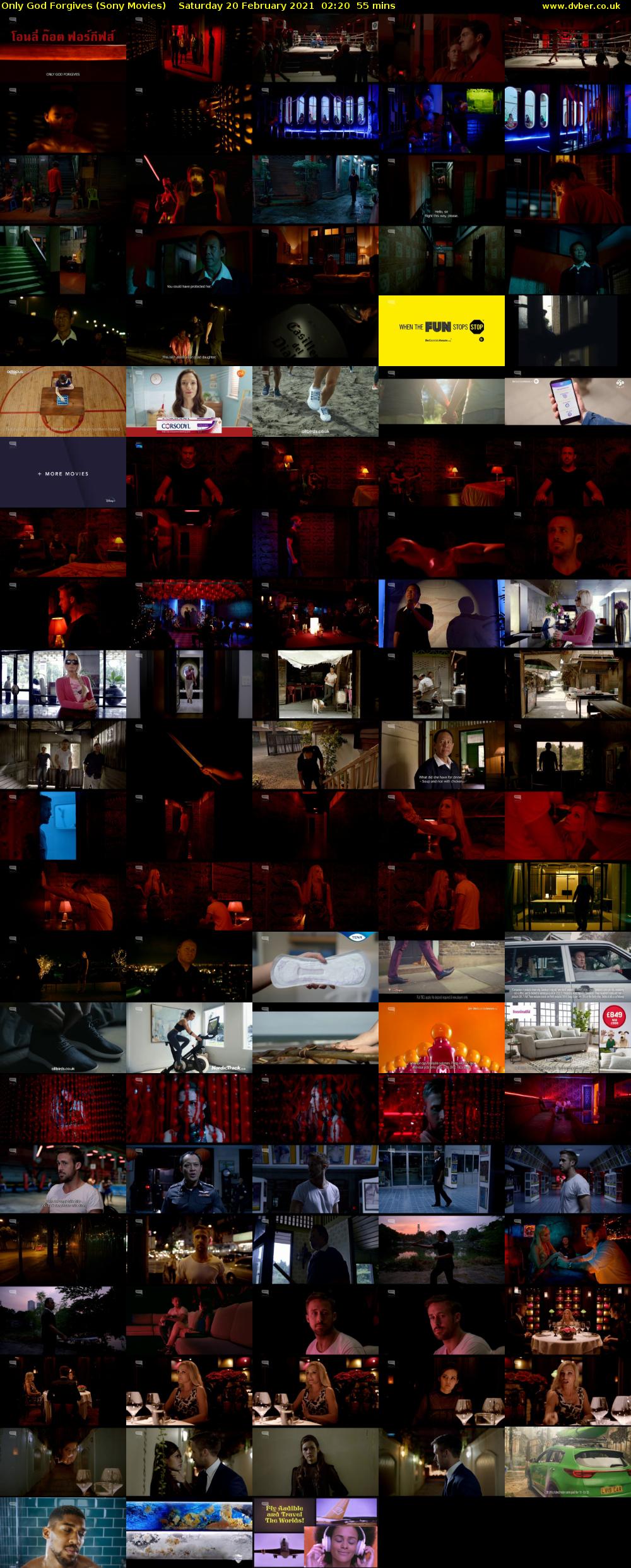 Only God Forgives (Sony Movies) Saturday 20 February 2021 02:20 - 03:15