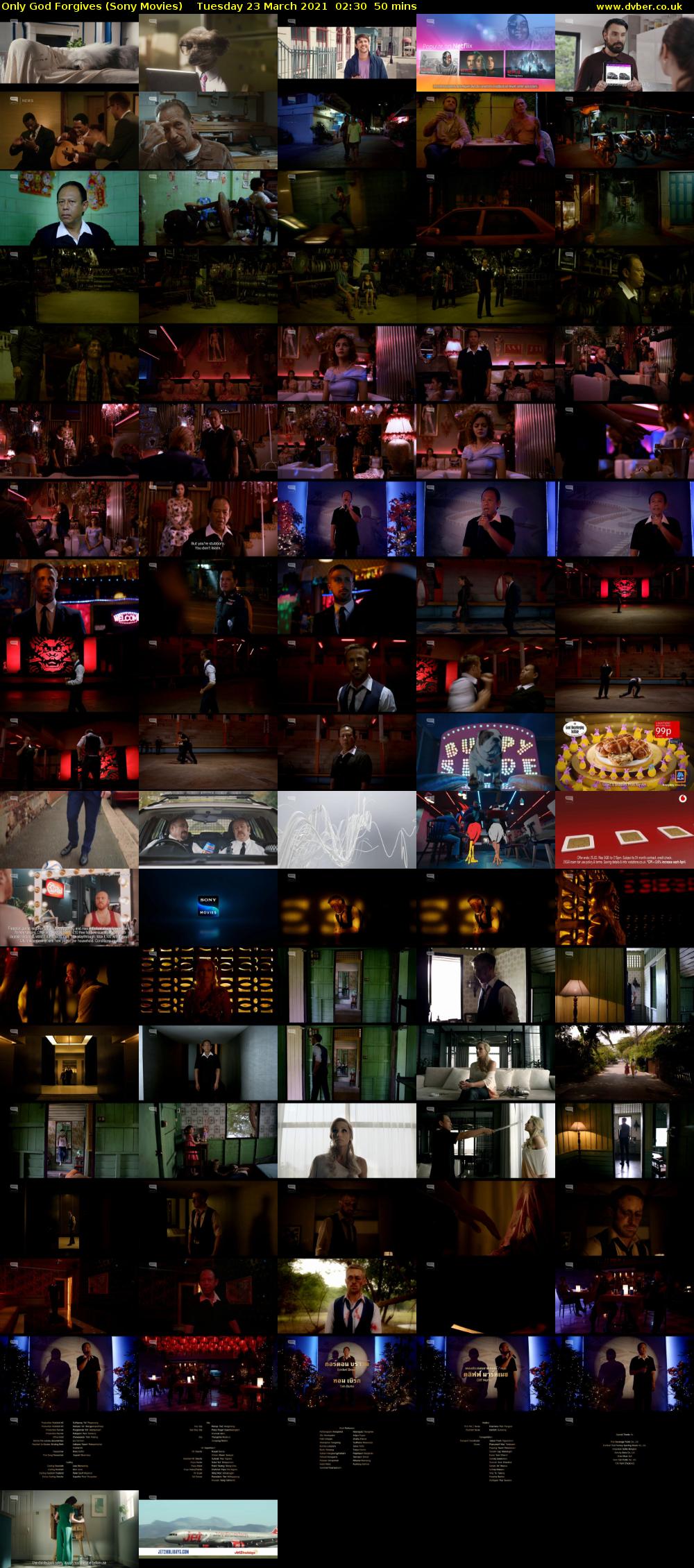 Only God Forgives (Sony Movies) Tuesday 23 March 2021 02:30 - 03:20