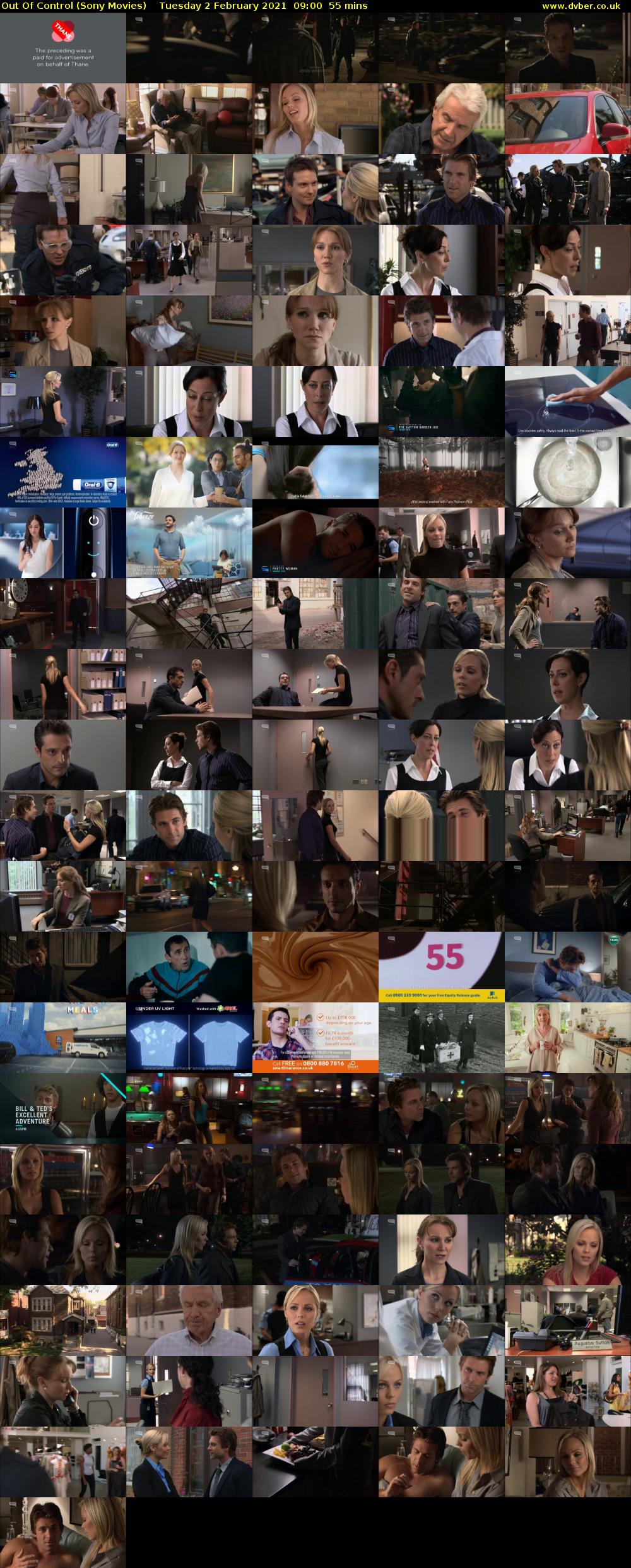 Out Of Control (Sony Movies) Tuesday 2 February 2021 09:00 - 09:55