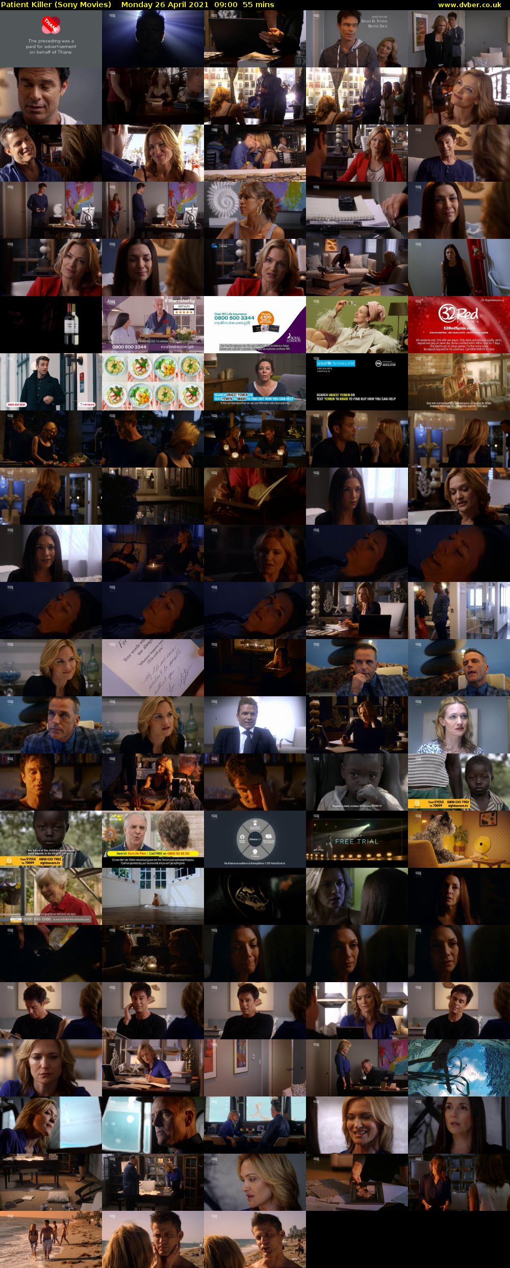 Patient Killer (Sony Movies) Monday 26 April 2021 09:00 - 09:55
