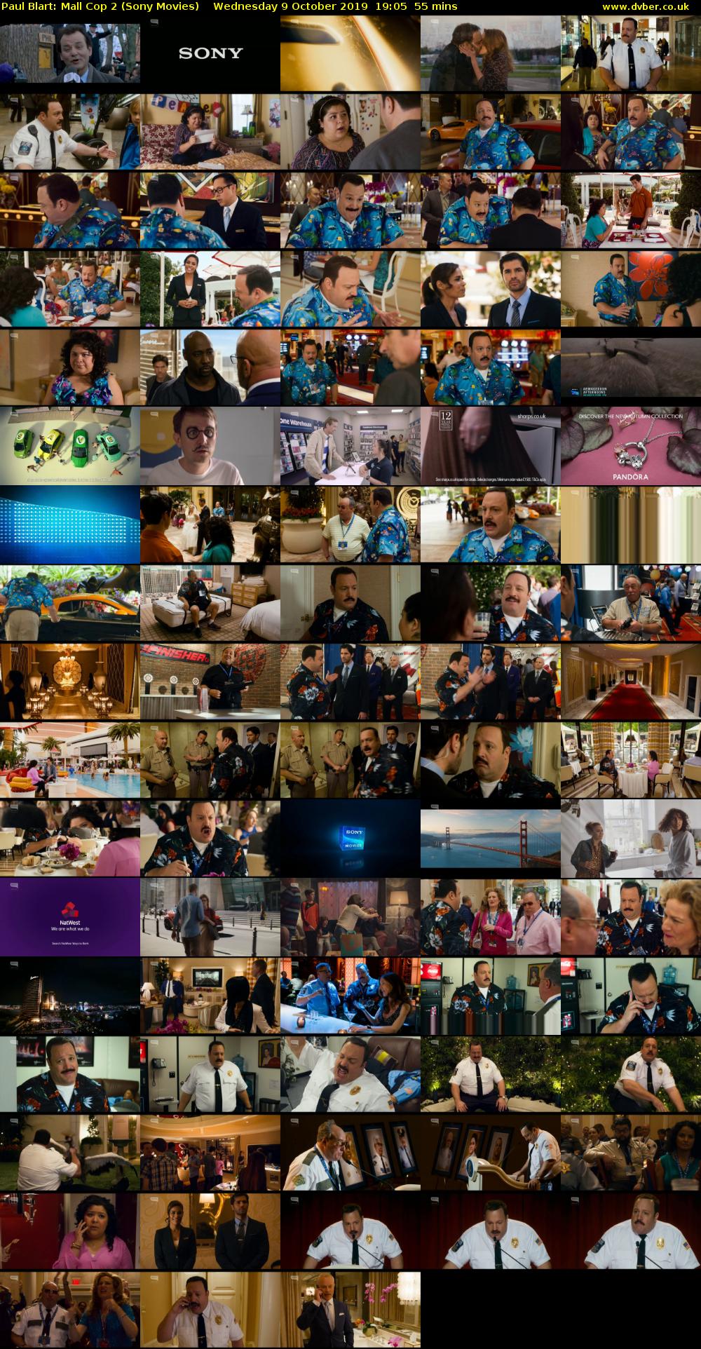Paul Blart: Mall Cop 2 (Sony Movies) Wednesday 9 October 2019 19:05 - 20:00