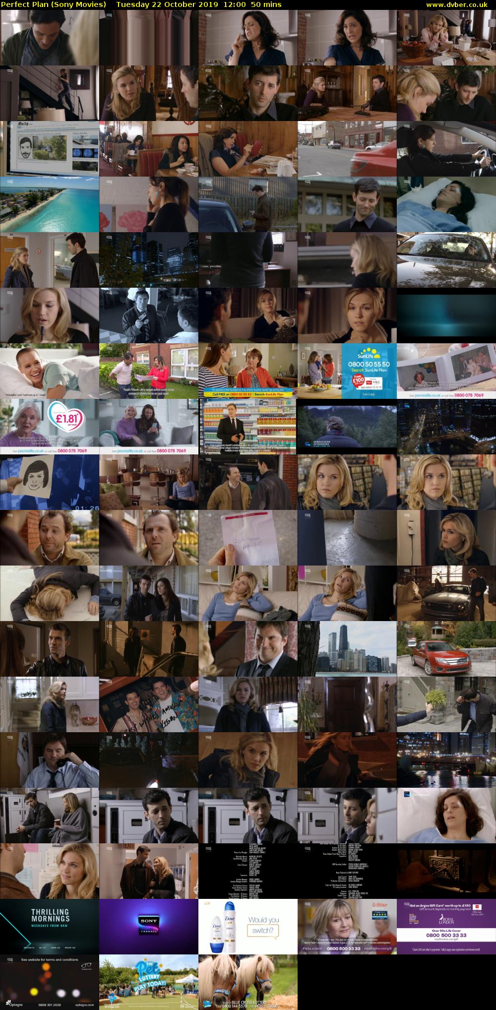 Perfect Plan (Sony Movies) Tuesday 22 October 2019 12:00 - 12:50