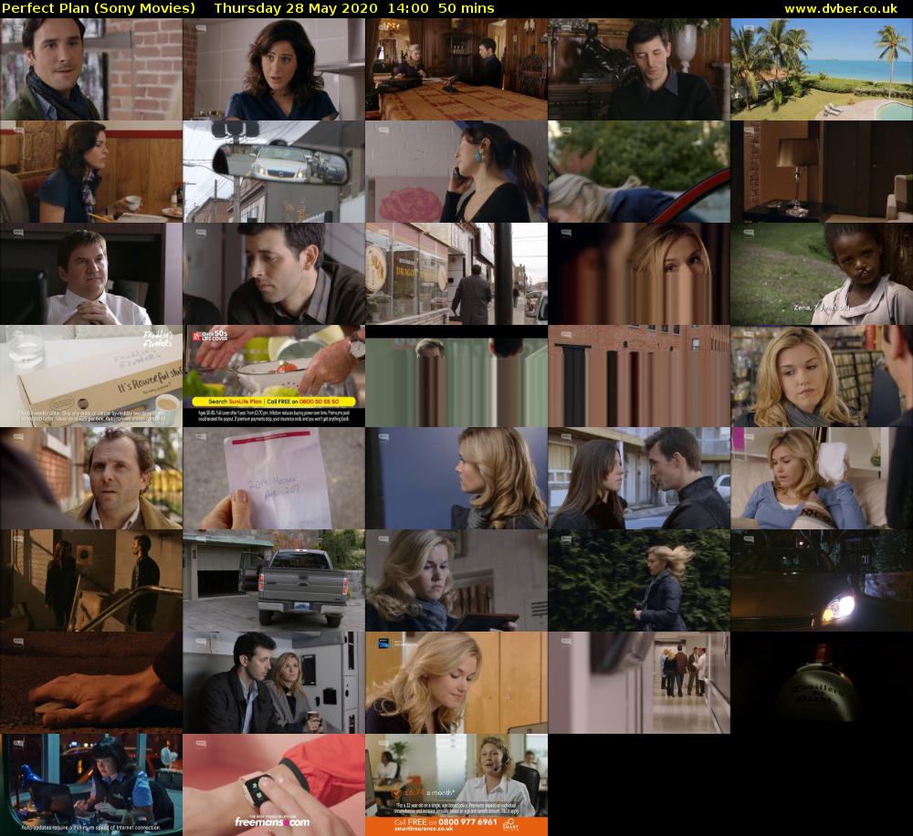 Perfect Plan (Sony Movies) Thursday 28 May 2020 14:00 - 14:50