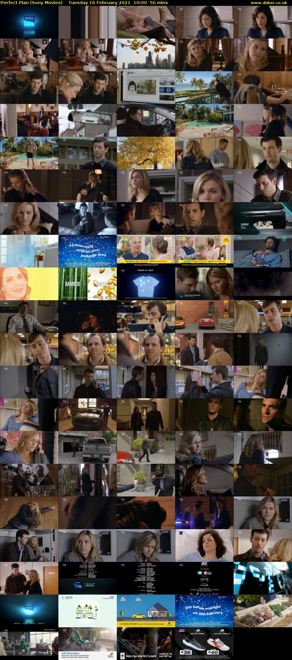 Perfect Plan (Sony Movies) Tuesday 16 February 2021 10:00 - 10:50