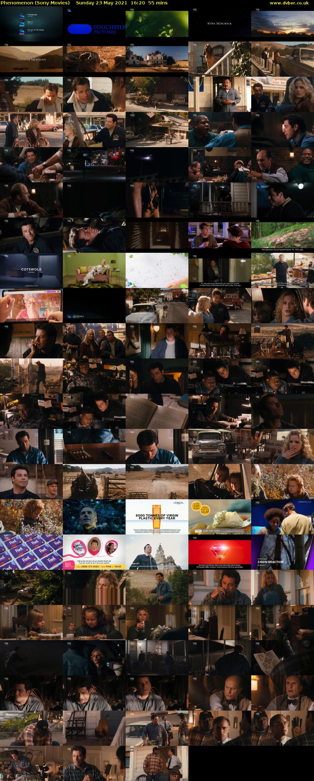 Phenomenon (Sony Movies) Sunday 23 May 2021 16:20 - 17:15