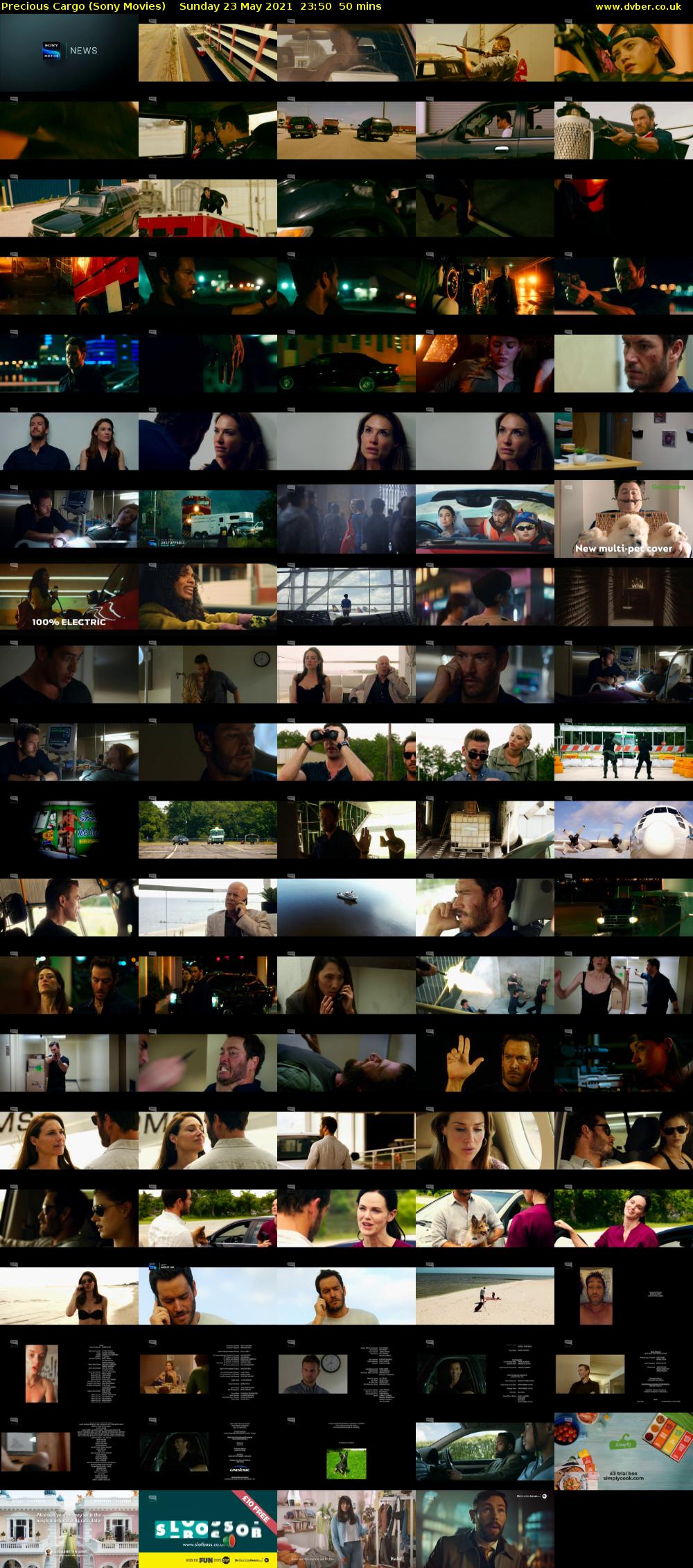 Precious Cargo (Sony Movies) Sunday 23 May 2021 23:50 - 00:40