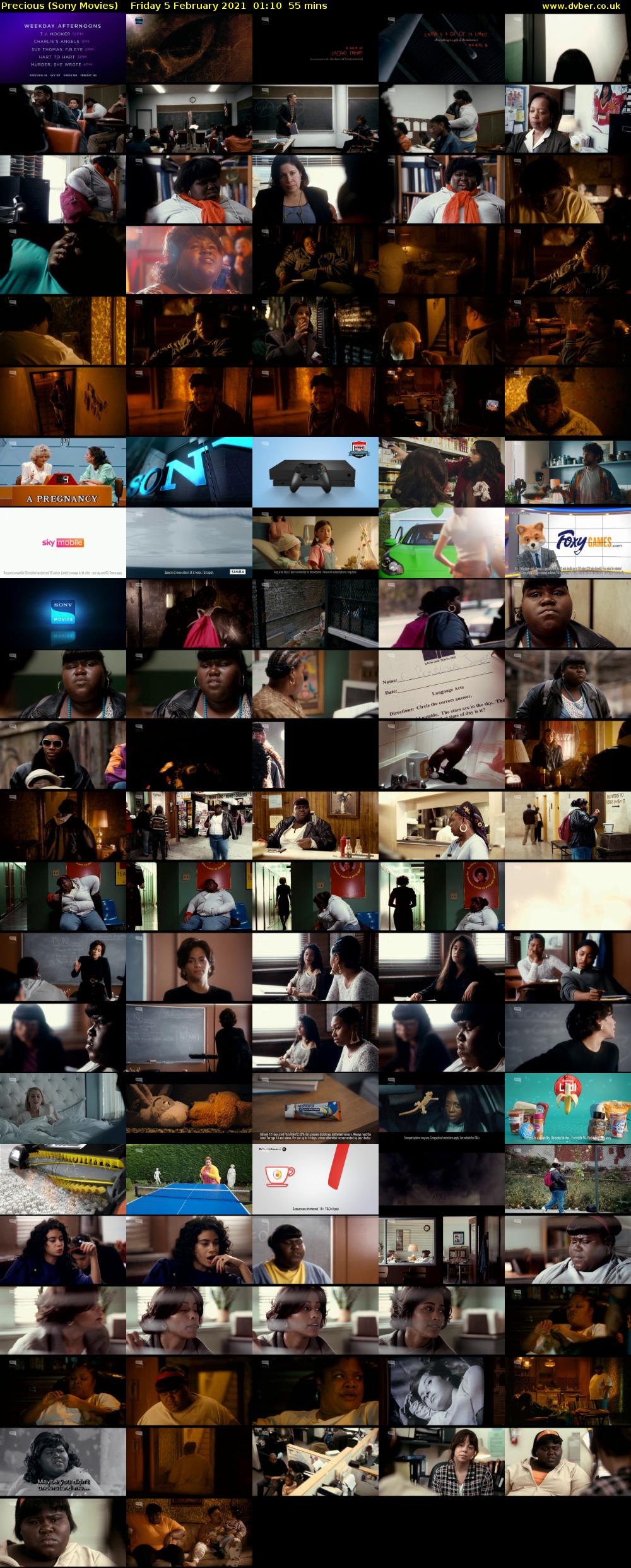 Precious (Sony Movies) Friday 5 February 2021 01:10 - 02:05