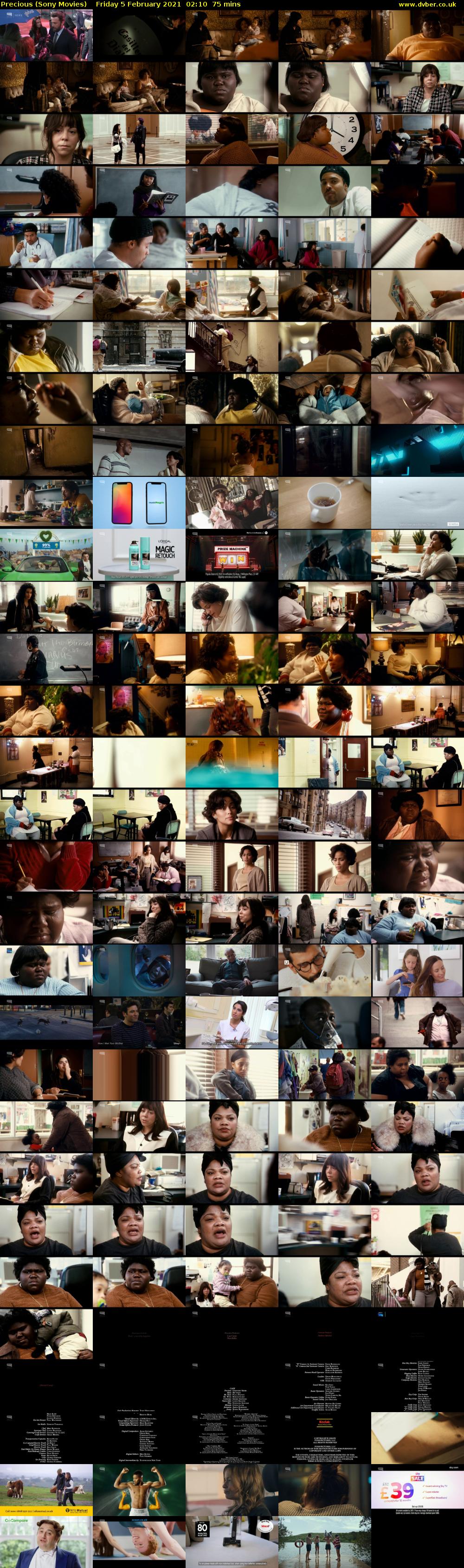 Precious (Sony Movies) Friday 5 February 2021 02:10 - 03:25