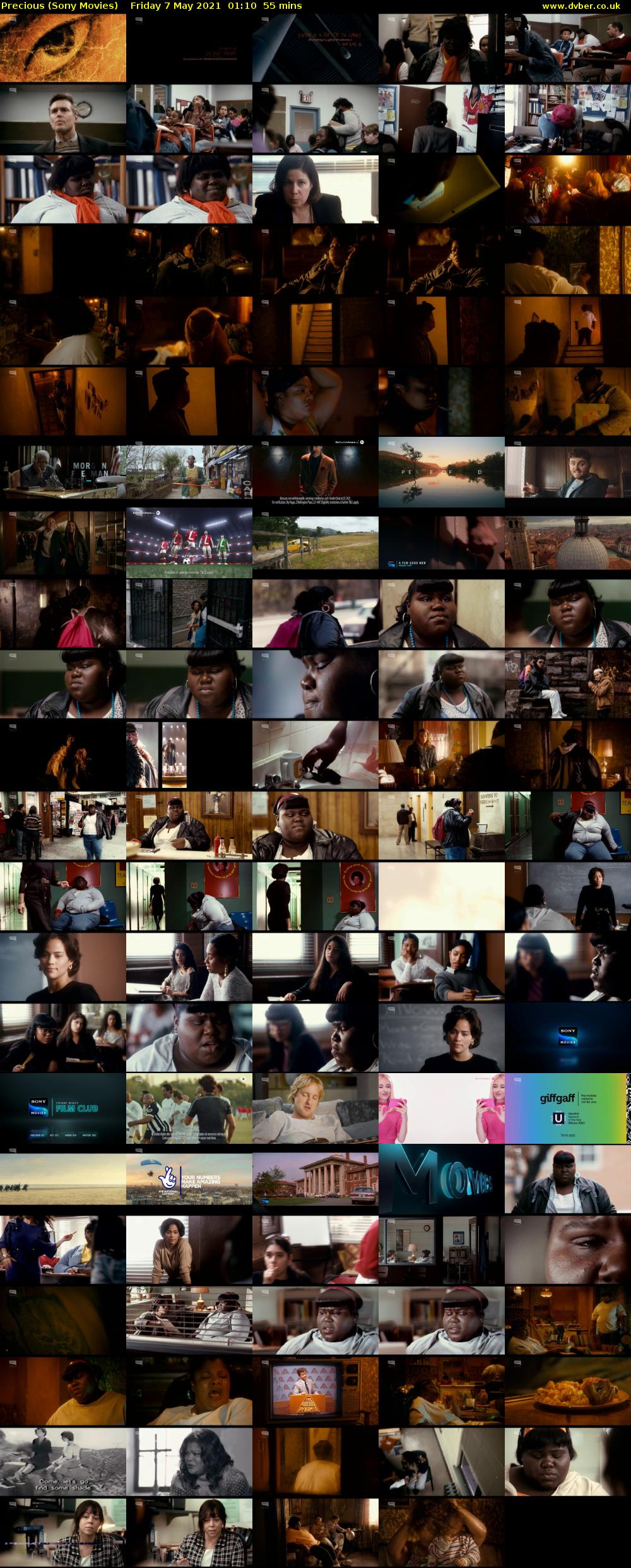 Precious (Sony Movies) Friday 7 May 2021 01:10 - 02:05