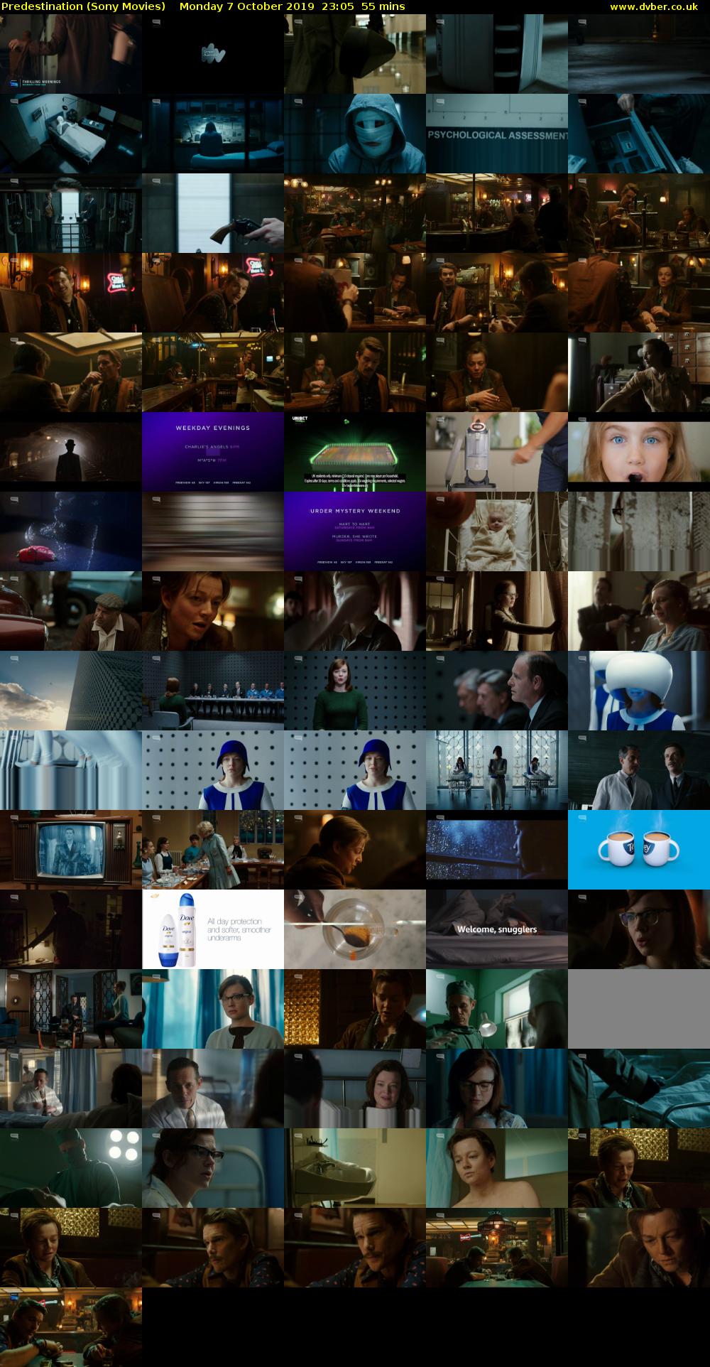 Predestination (Sony Movies) Monday 7 October 2019 23:05 - 00:00