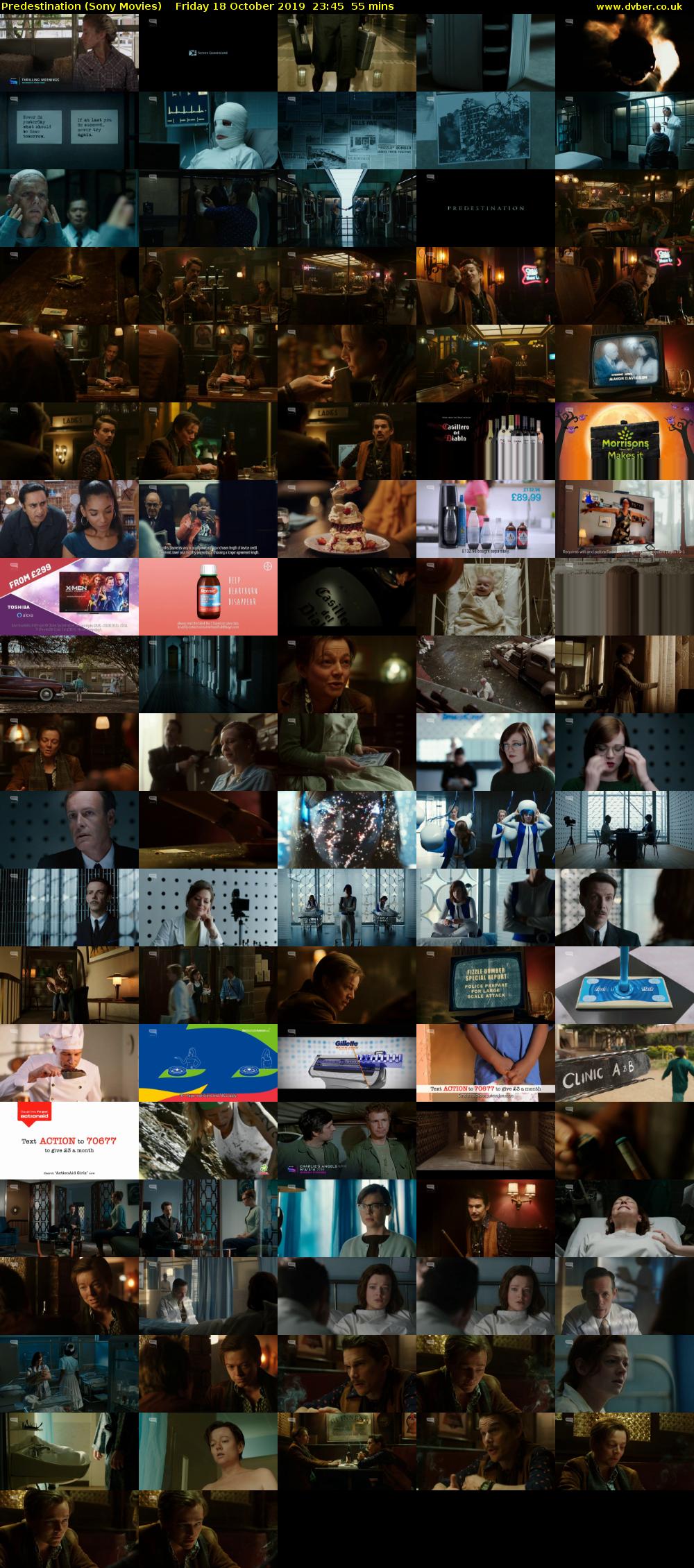 Predestination (Sony Movies) Friday 18 October 2019 23:45 - 00:40